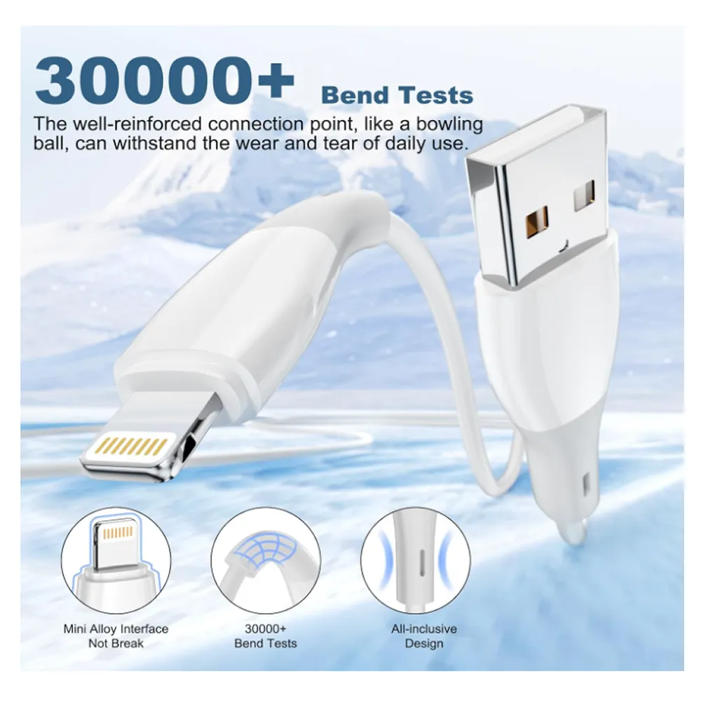 1000Mm Quick Charging Iphone Cable