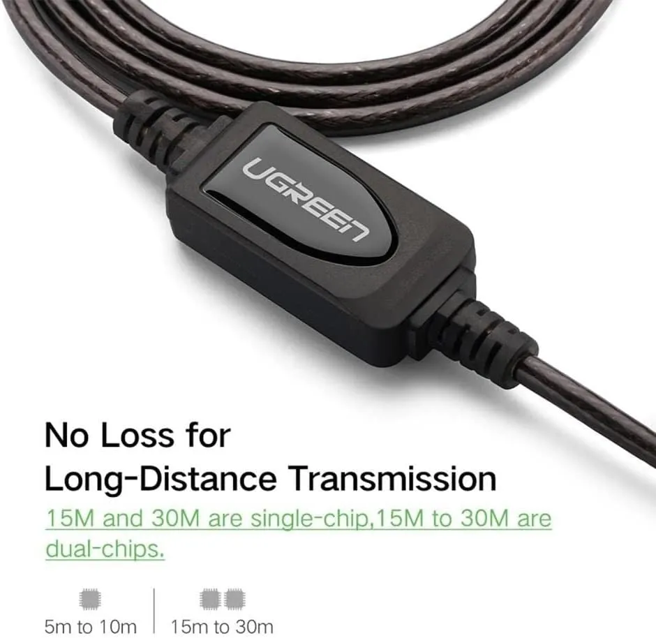 10321 USB 2.0 Active Extension Cable with Chipset | 10M