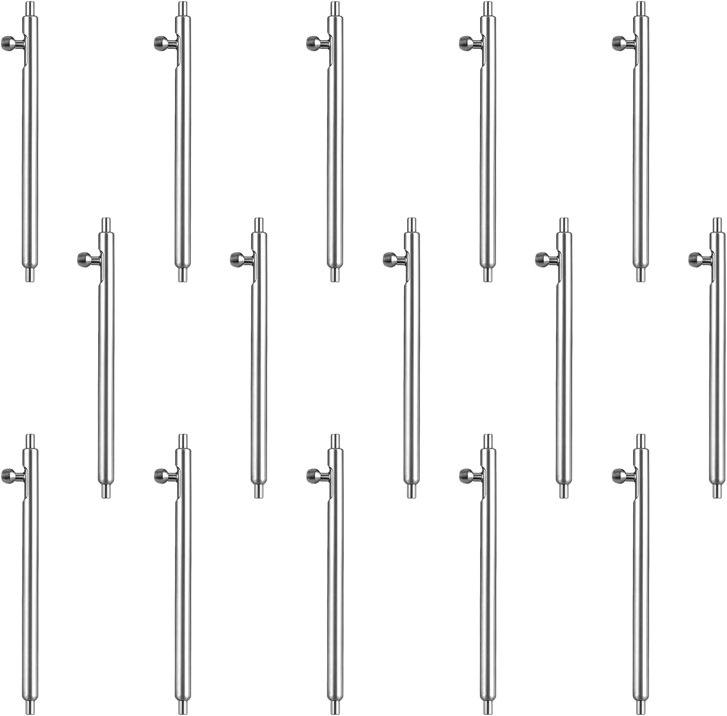 15Pcs 20mm Quick Release Spring Bars, Stainless Steel Watch Pins Replacement Strap Link Pins for Quick Release Watch Bands(20mm)