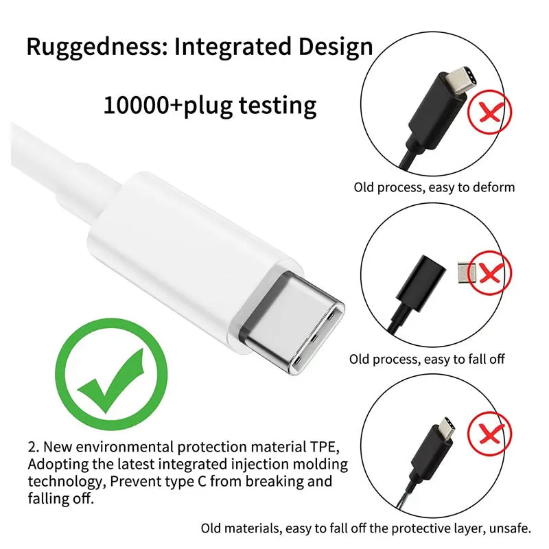 1M Type C To Type-C Fast Charging Usb Cable Ca-1018