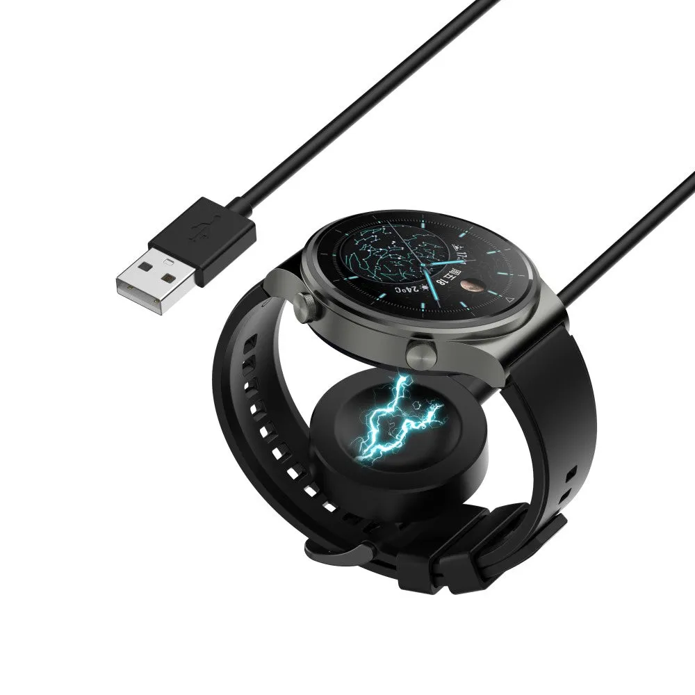 (1m) USB A to Huawei Watch D / GT / Watch 3 / Watch 3 Pro / Ultimate Magnet Charging Cable - Black
