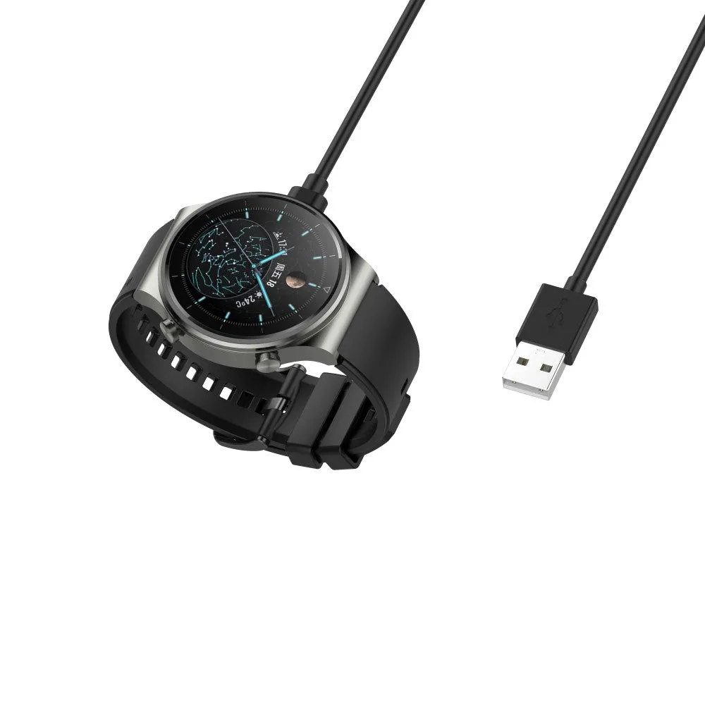(1m) USB A to Huawei Watch D / GT / Watch 3 / Watch 3 Pro / Ultimate Magnet Charging Cable - Black