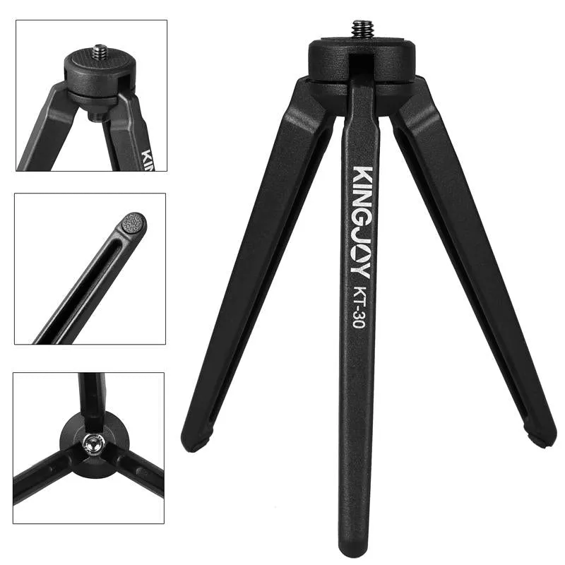 3-Axis Gimbal Stabilizer | Tripod Mount & Fill Light | Smartphone Compatibility | Black