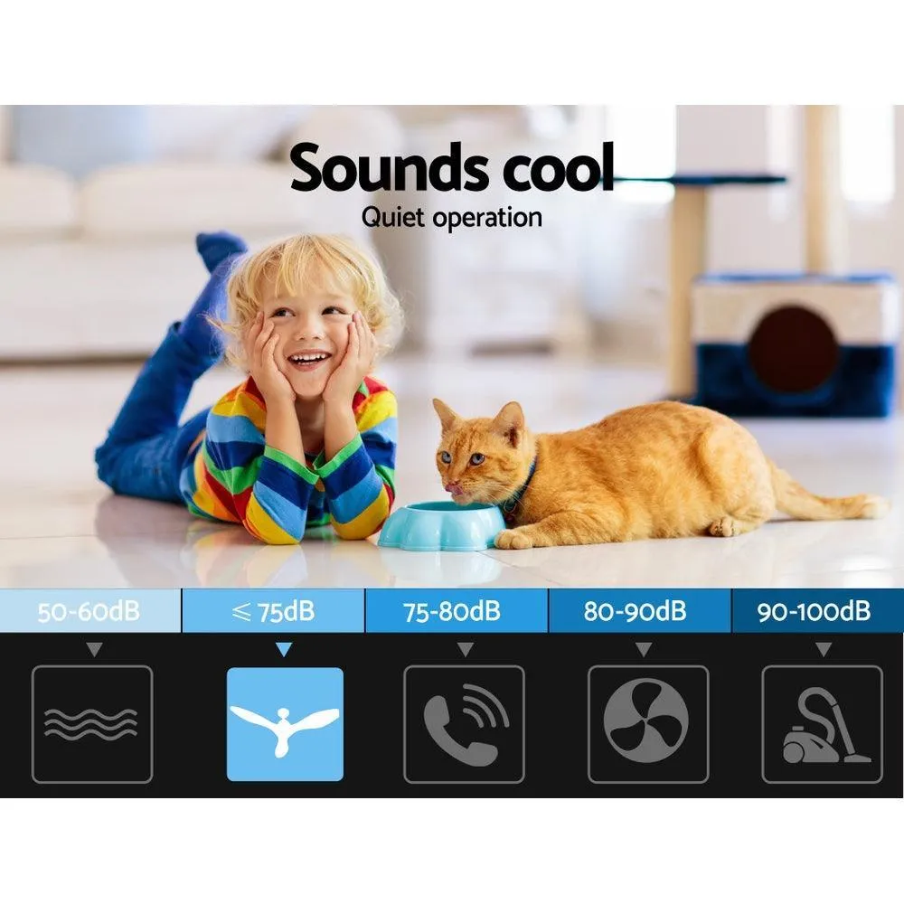 52'' Fan Remote Control 8H Timer 3 Speeds 3 Wooden Blades