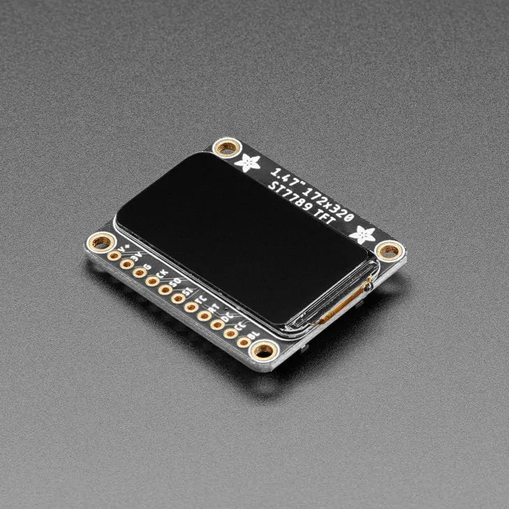 Adafruit 1.47" 320x172 Rounded IPS Display