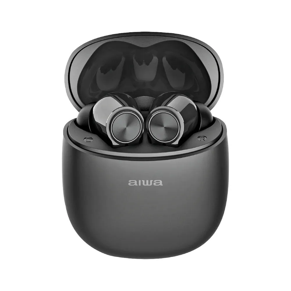 AIWA In-Ear Gelstem Bluetooth Earbuds (Black)