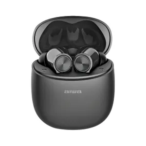 AIWA In-Ear Gelstem Bluetooth Earbuds (Black)