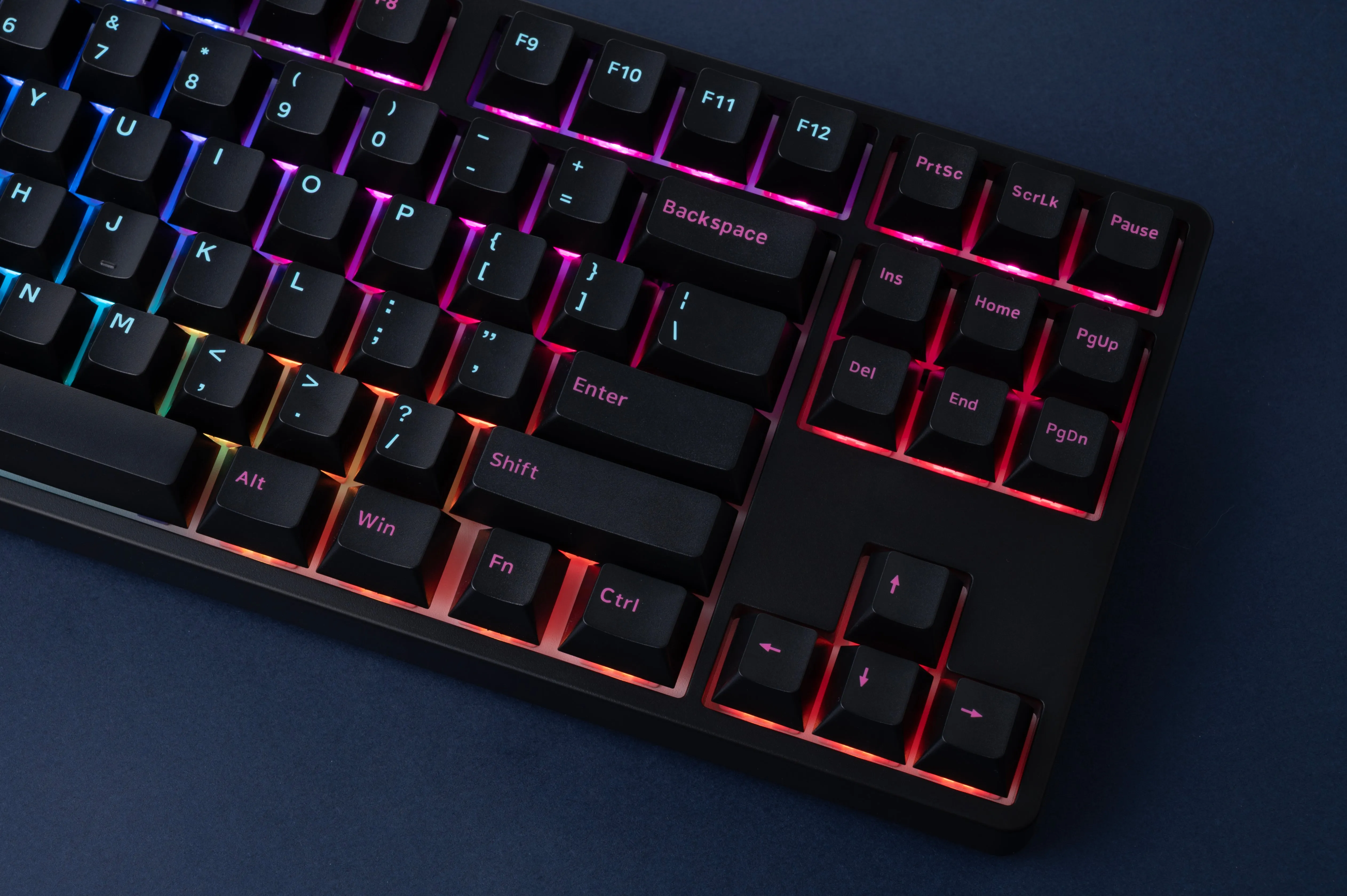 Akko 5087S VIA RGB Hot-Swappable Mechanical Keyboard Midnight (Gateron Pink-Lubed)