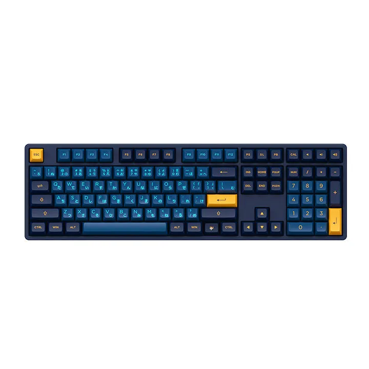 Akko 5108 Macaw Hiragana Version RGB Full Size Hot-Swappable Mechanical Keyboard (Akko CS Radiant Red)