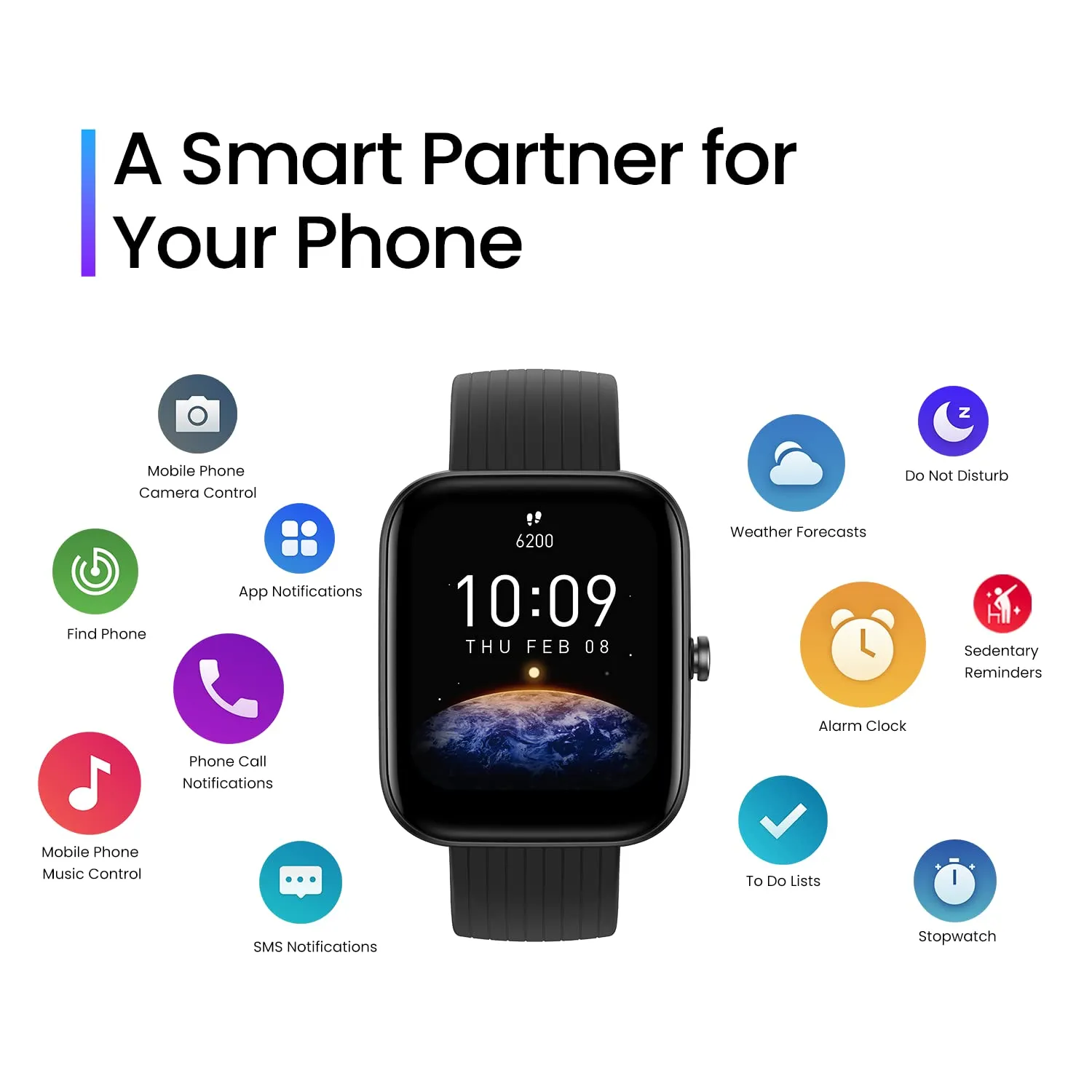 Amazfit Bip 3 Pro Smart Watch for Men, GPS, 14-Day Battery Life, Activity Fitness Tracker with 60  Sports Modes, Water Resistant, Sleep & Heart Rate Monitor, for Android Phone & iPhone, Black