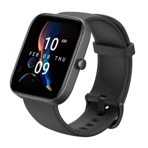 Amazfit Bip 3 Pro Smart Watch for Men, GPS, 14-Day Battery Life, Activity Fitness Tracker with 60  Sports Modes, Water Resistant, Sleep & Heart Rate Monitor, for Android Phone & iPhone, Black