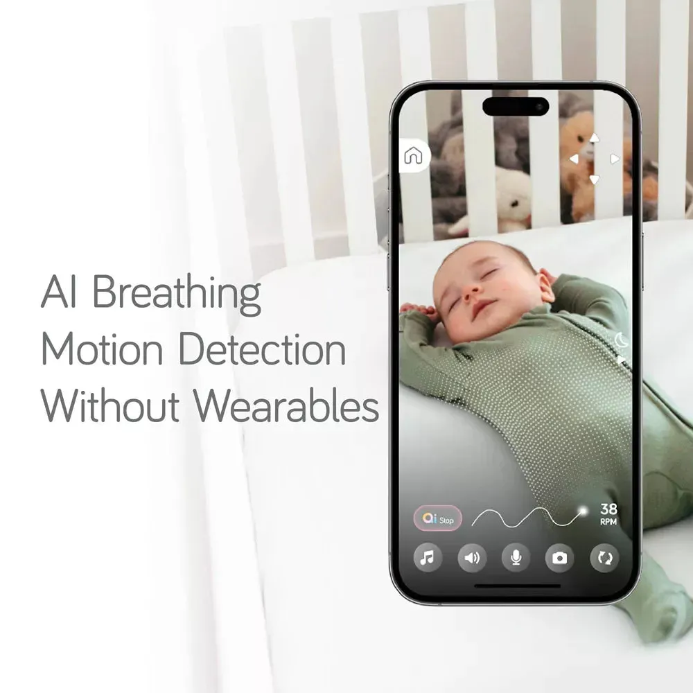Aura Smart Video Baby Monitor - White