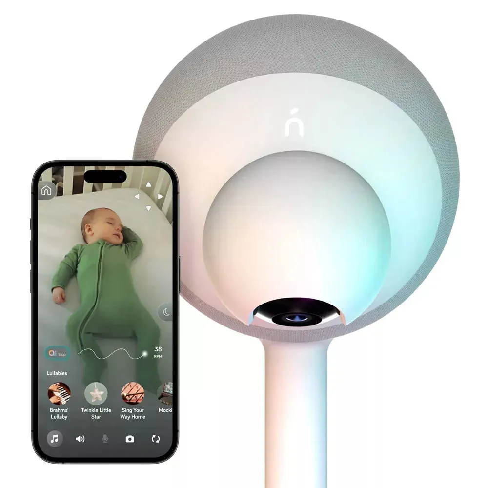 Aura Smart Video Baby Monitor - White