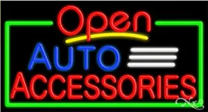 Auto Accessories Open Handcrafted Energy Efficient Glasstube Neon Signs