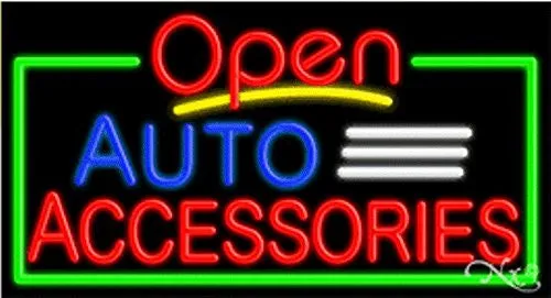 Auto Accessories Open Handcrafted Energy Efficient Glasstube Neon Signs