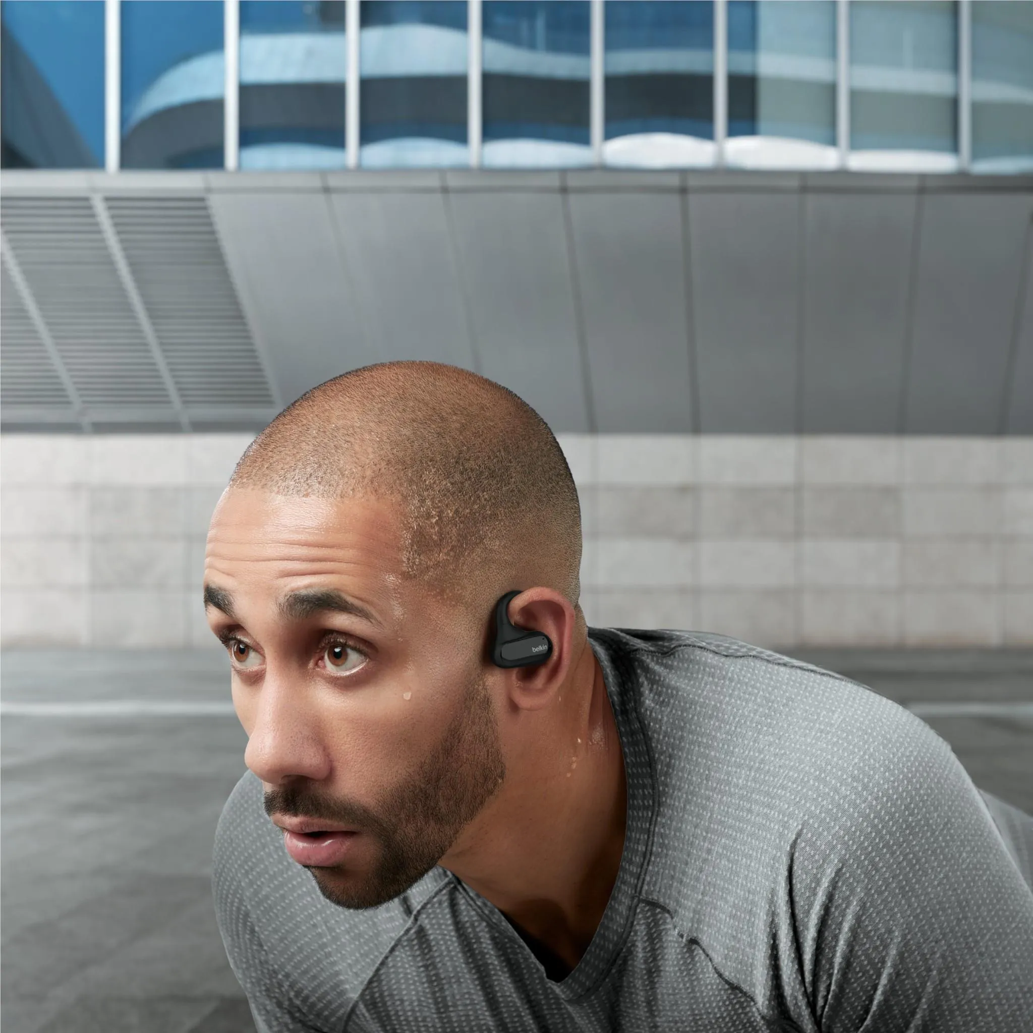 Belkin SoundForm ClearFit Open Ear True Wireless Headphones (Black)