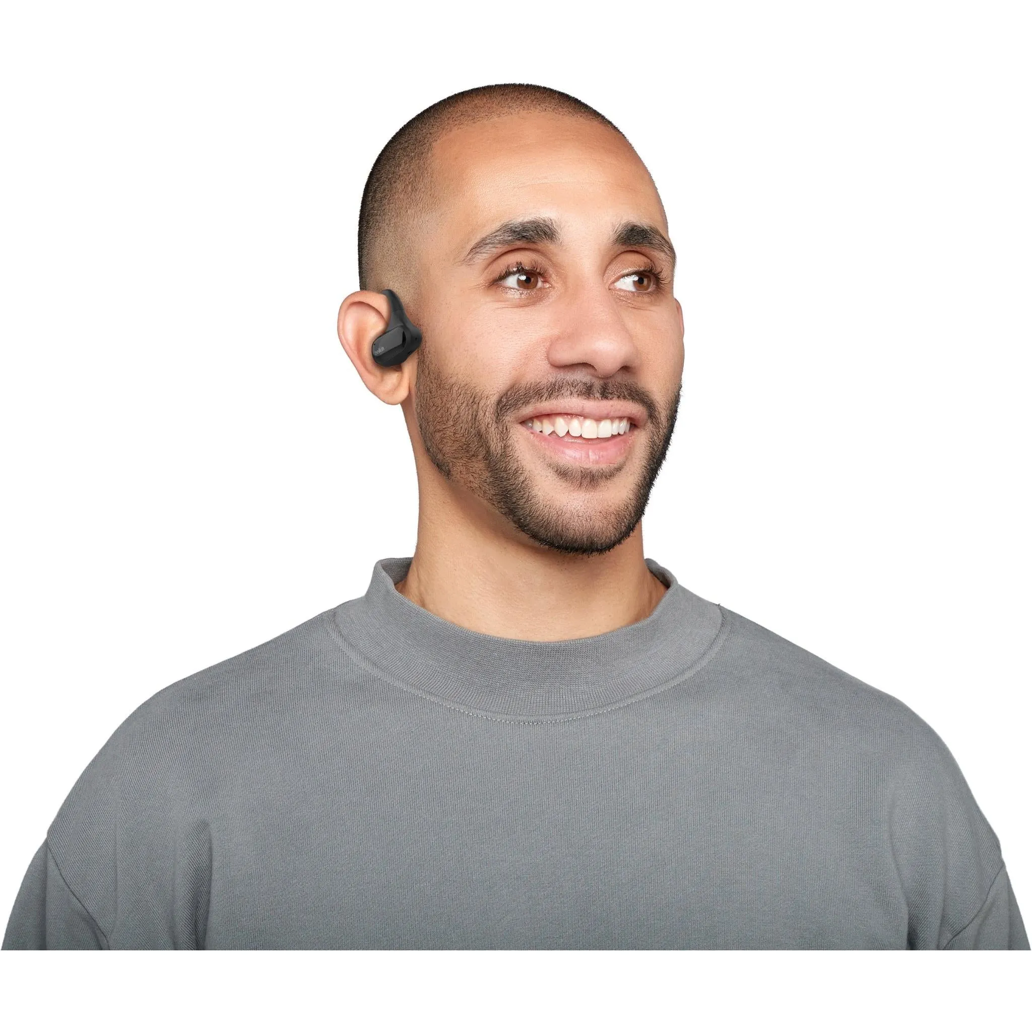 Belkin SoundForm ClearFit Open Ear True Wireless Headphones (Black)