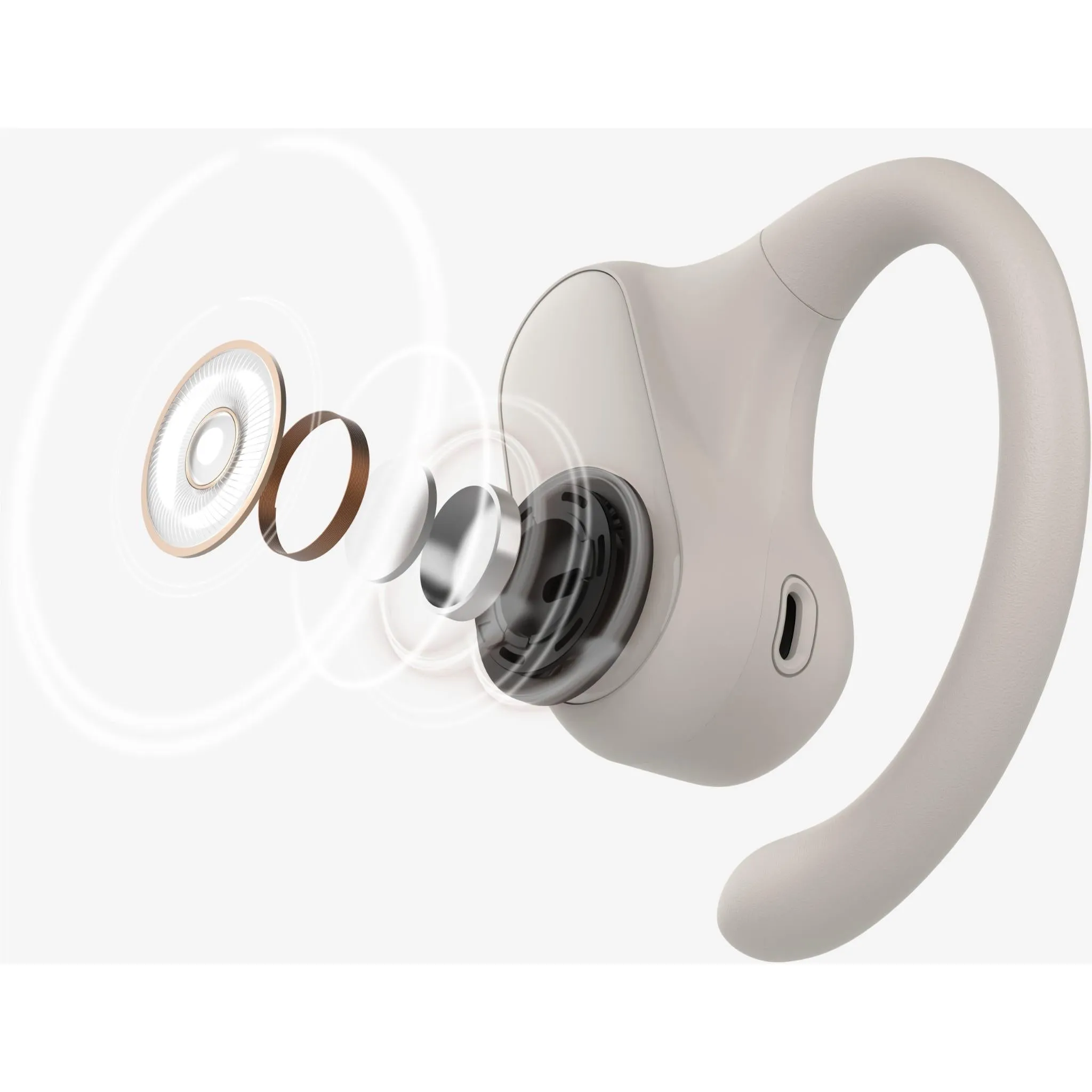 Belkin SoundForm ClearFit Open Ear True Wireless Headphones (Sand)