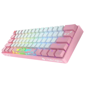 Belle Delphine X Ghost Edition K1 Wireless Mechanical Keyboard - Kitty Pink
