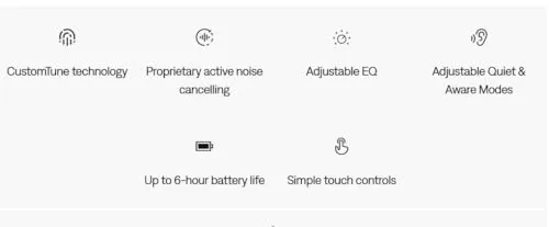 Bose QuietComfort Earbuds II, Wireless, Bluetooth, Proprietary Active Noise Cancelling Technology In-Ear Headphones with Personalized Noise Cancellation & Sound, Triple Black