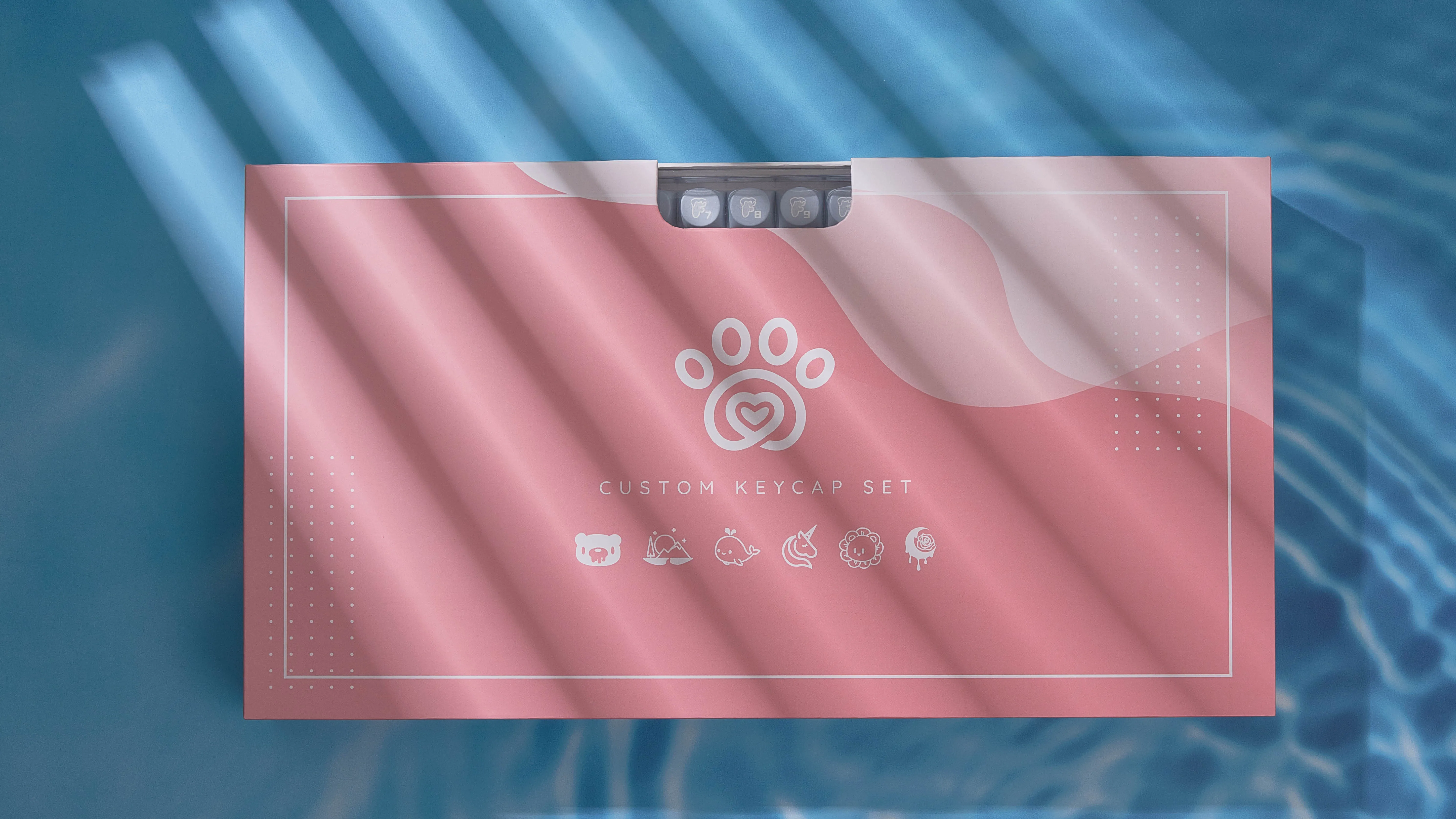 Chilkey Ocean Party Custom Keycaps
