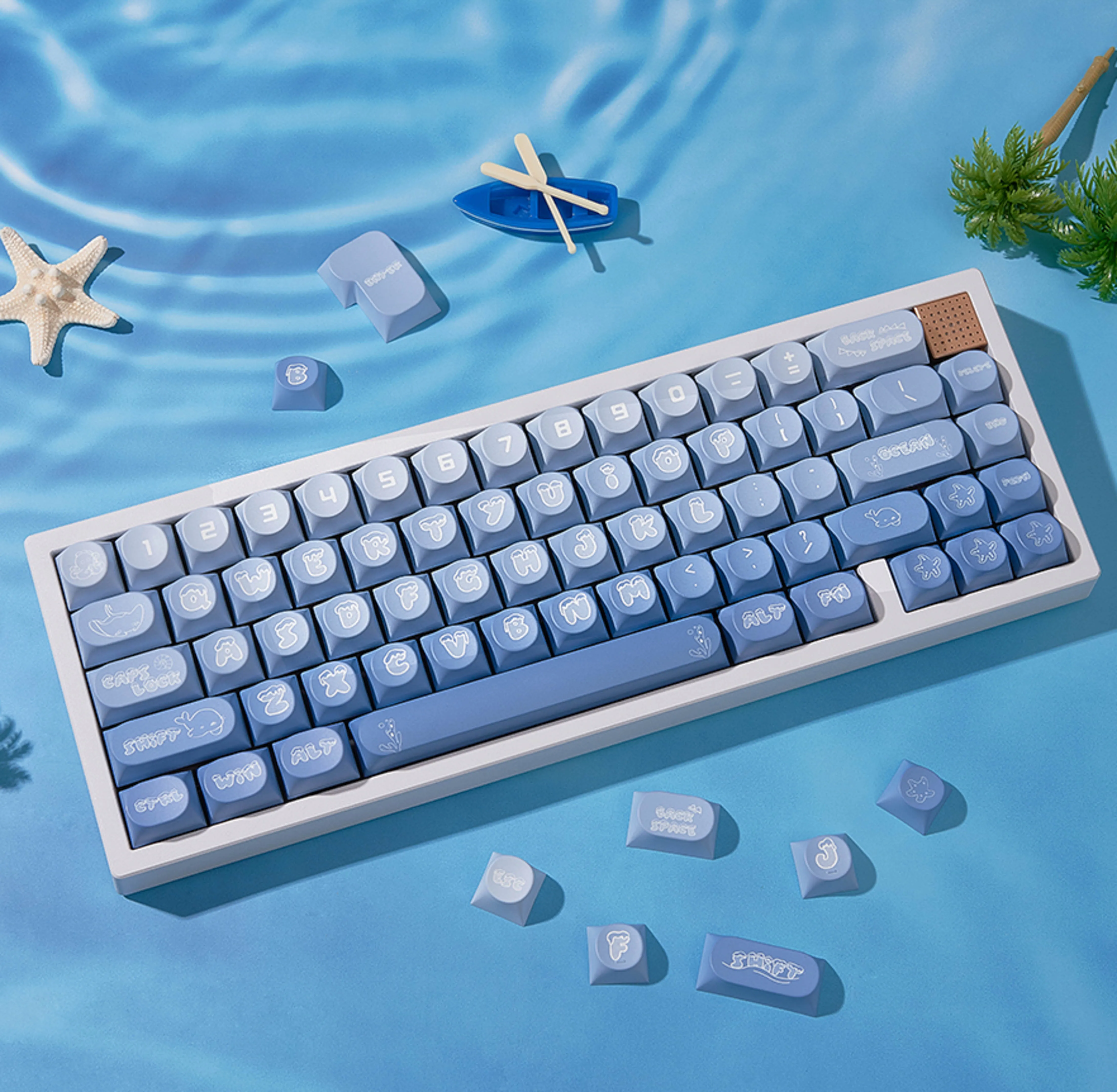 Chilkey Ocean Party Custom Keycaps