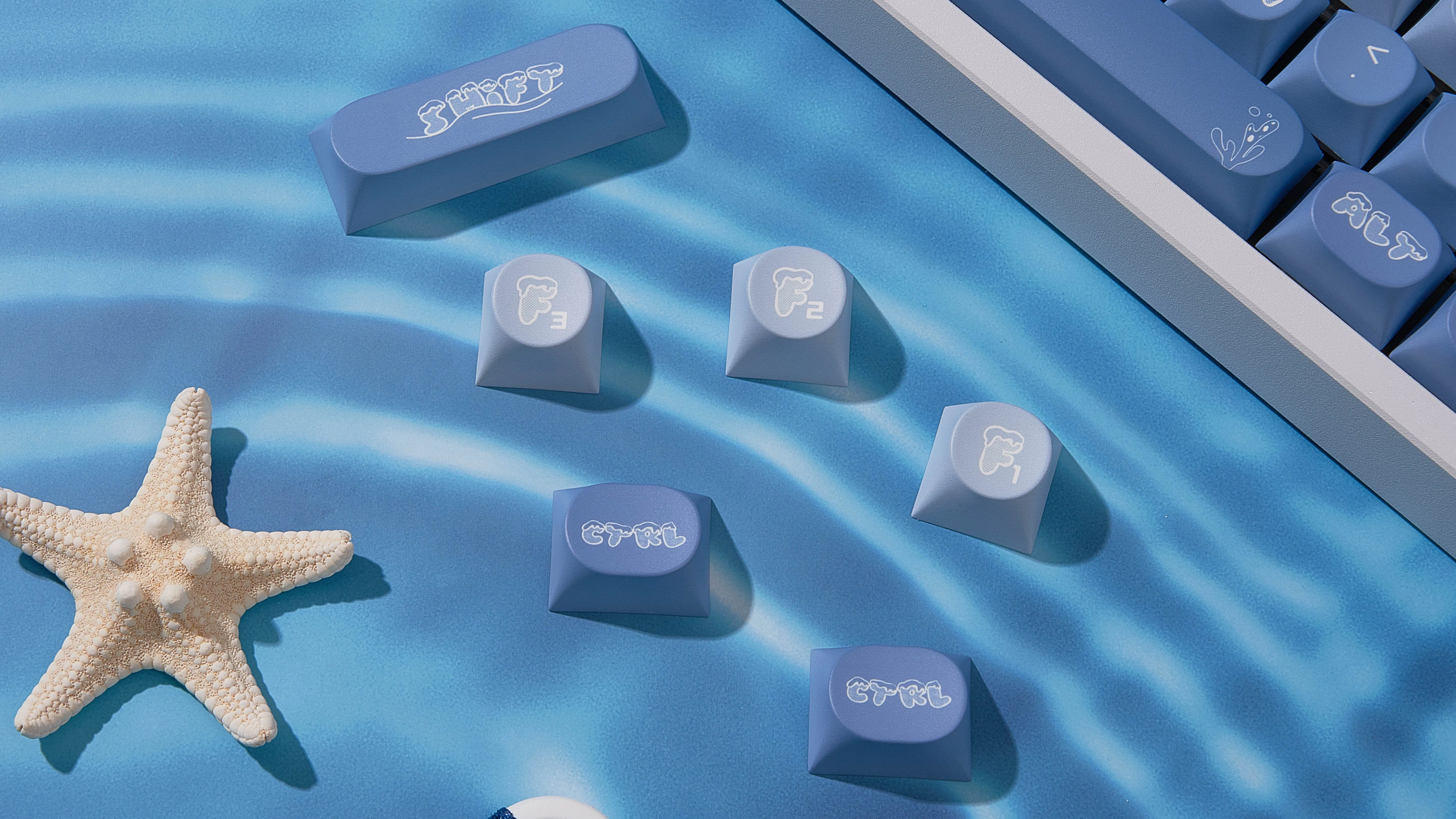 Chilkey Ocean Party Custom Keycaps