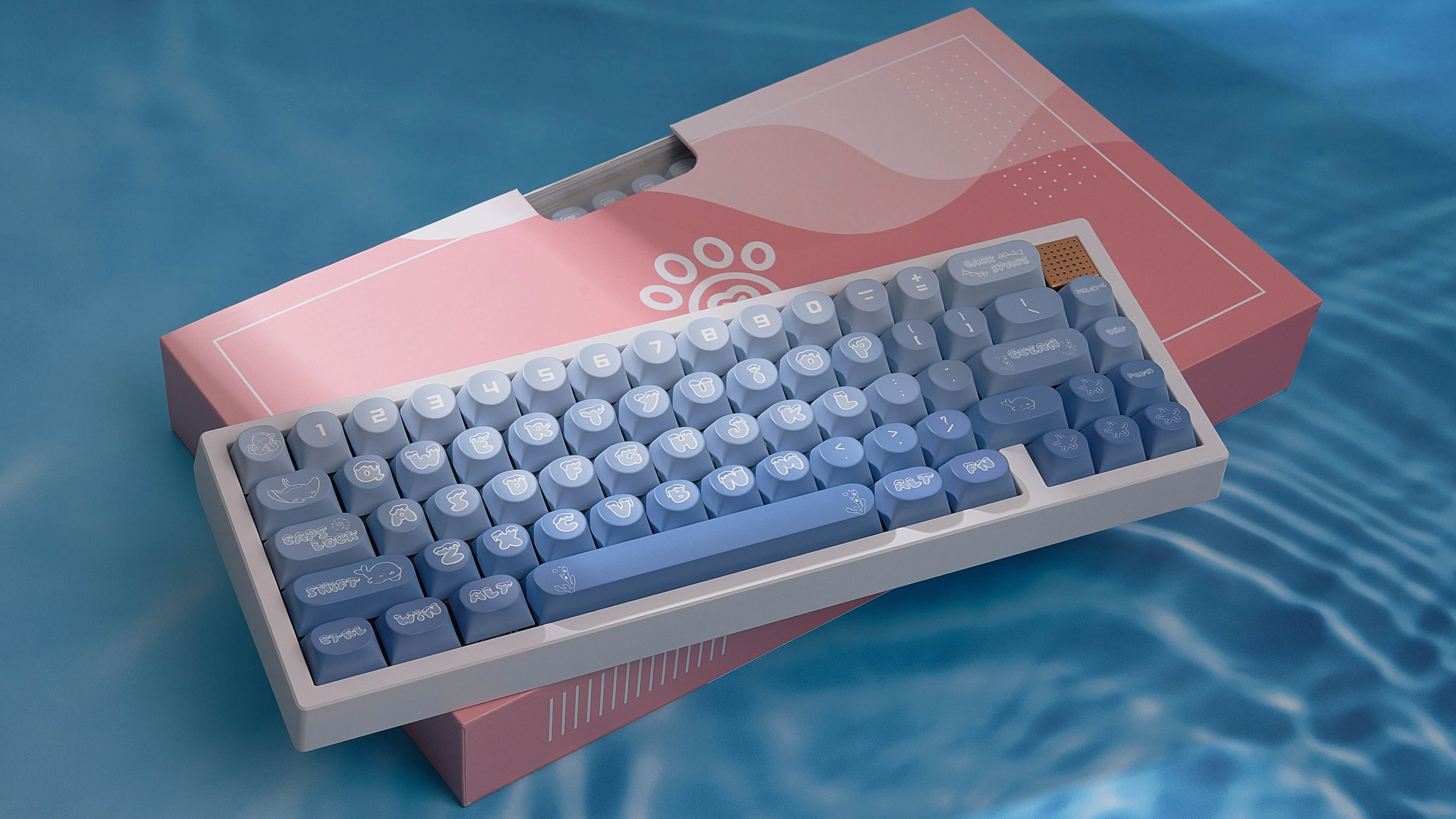 Chilkey Ocean Party Custom Keycaps