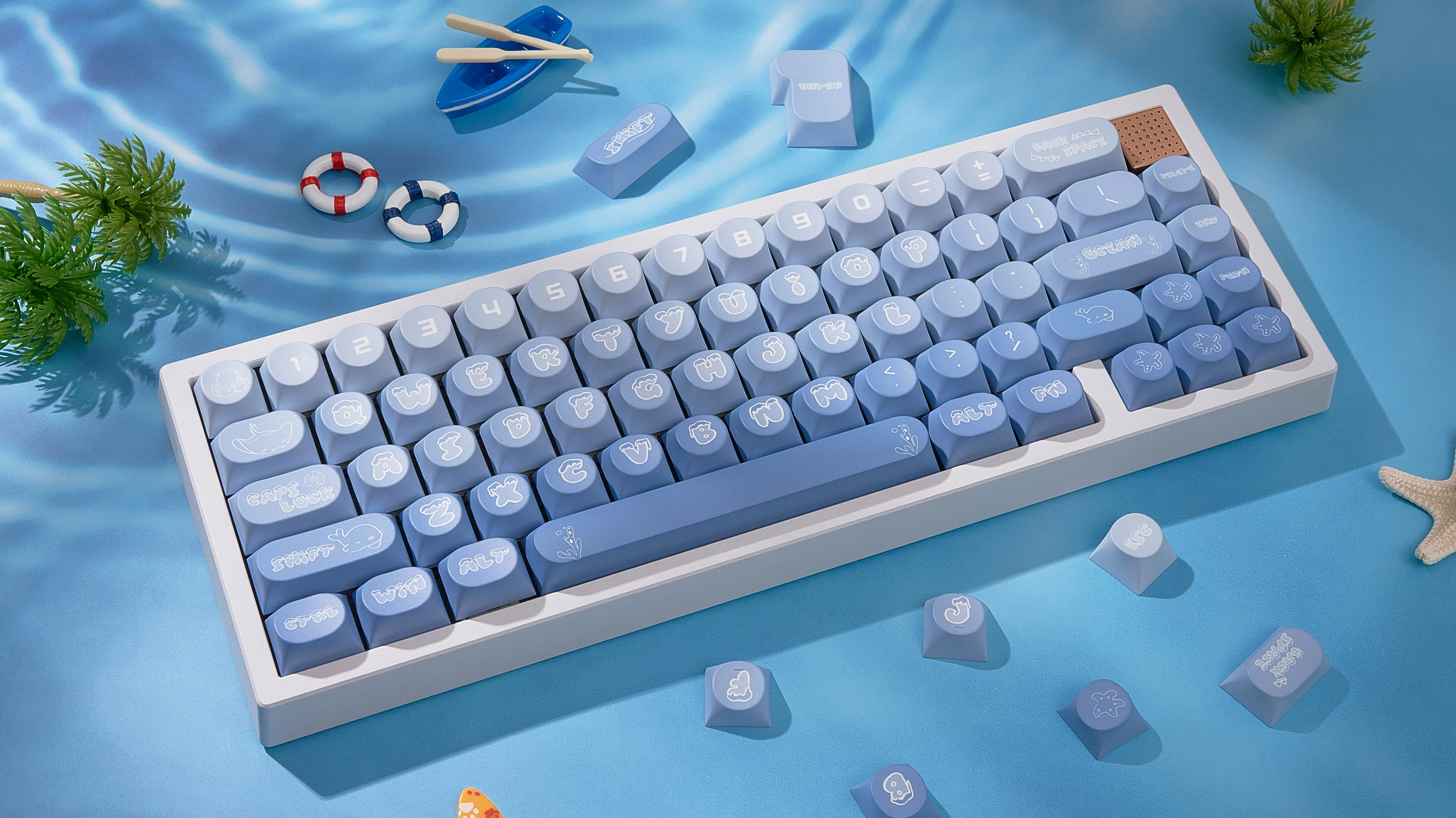 Chilkey Ocean Party Custom Keycaps