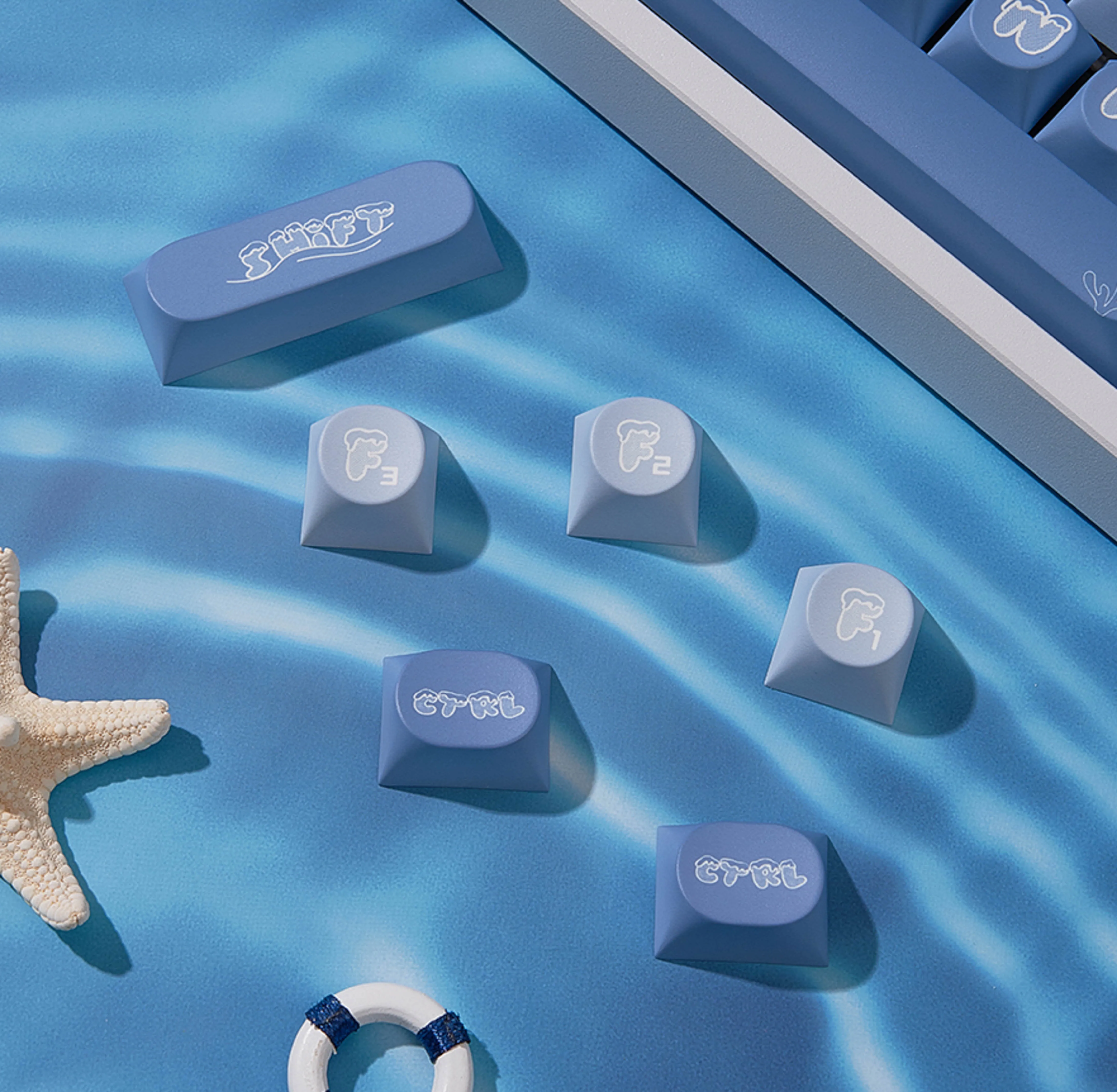 Chilkey Ocean Party Custom Keycaps