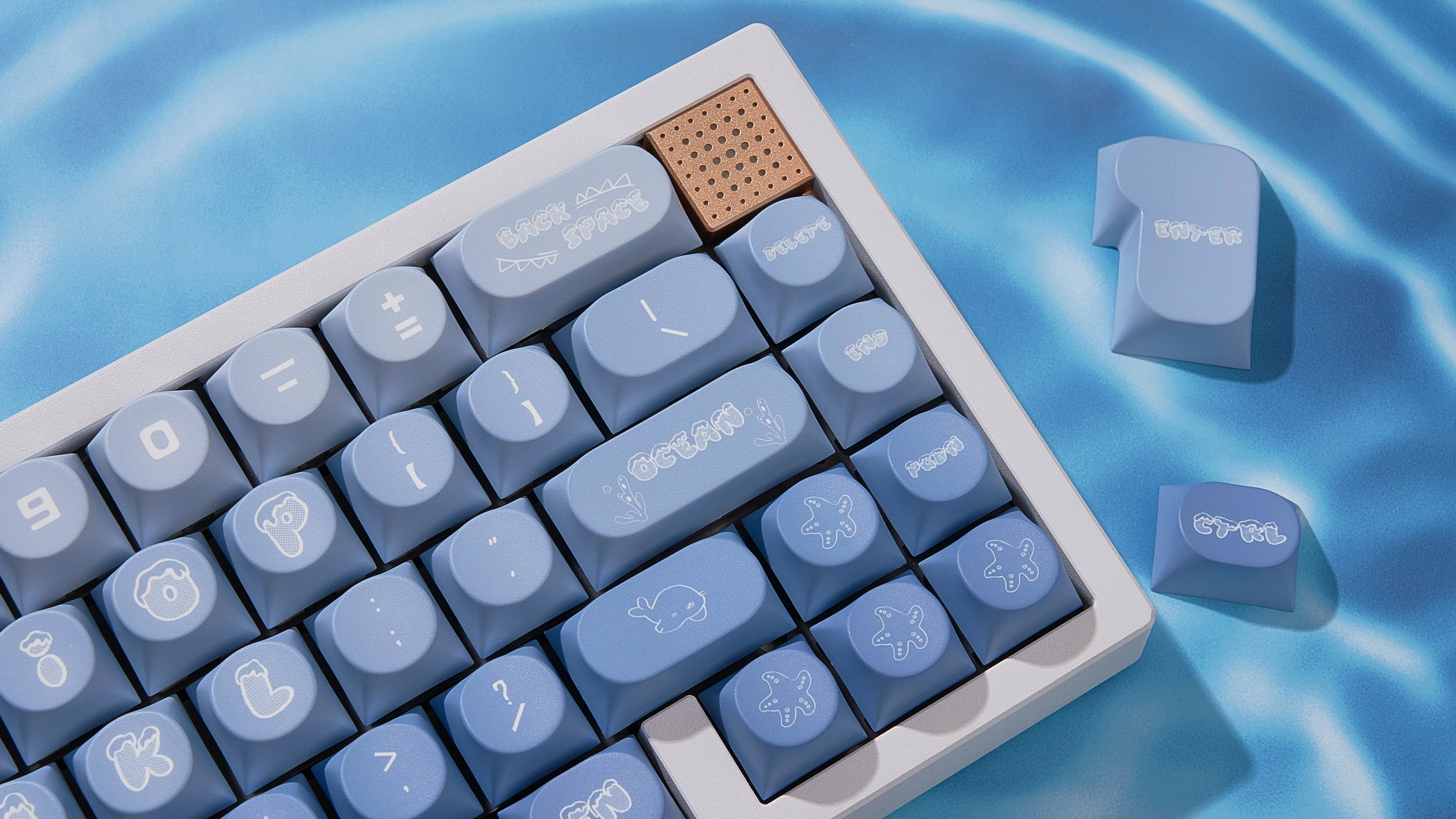 Chilkey Ocean Party Custom Keycaps