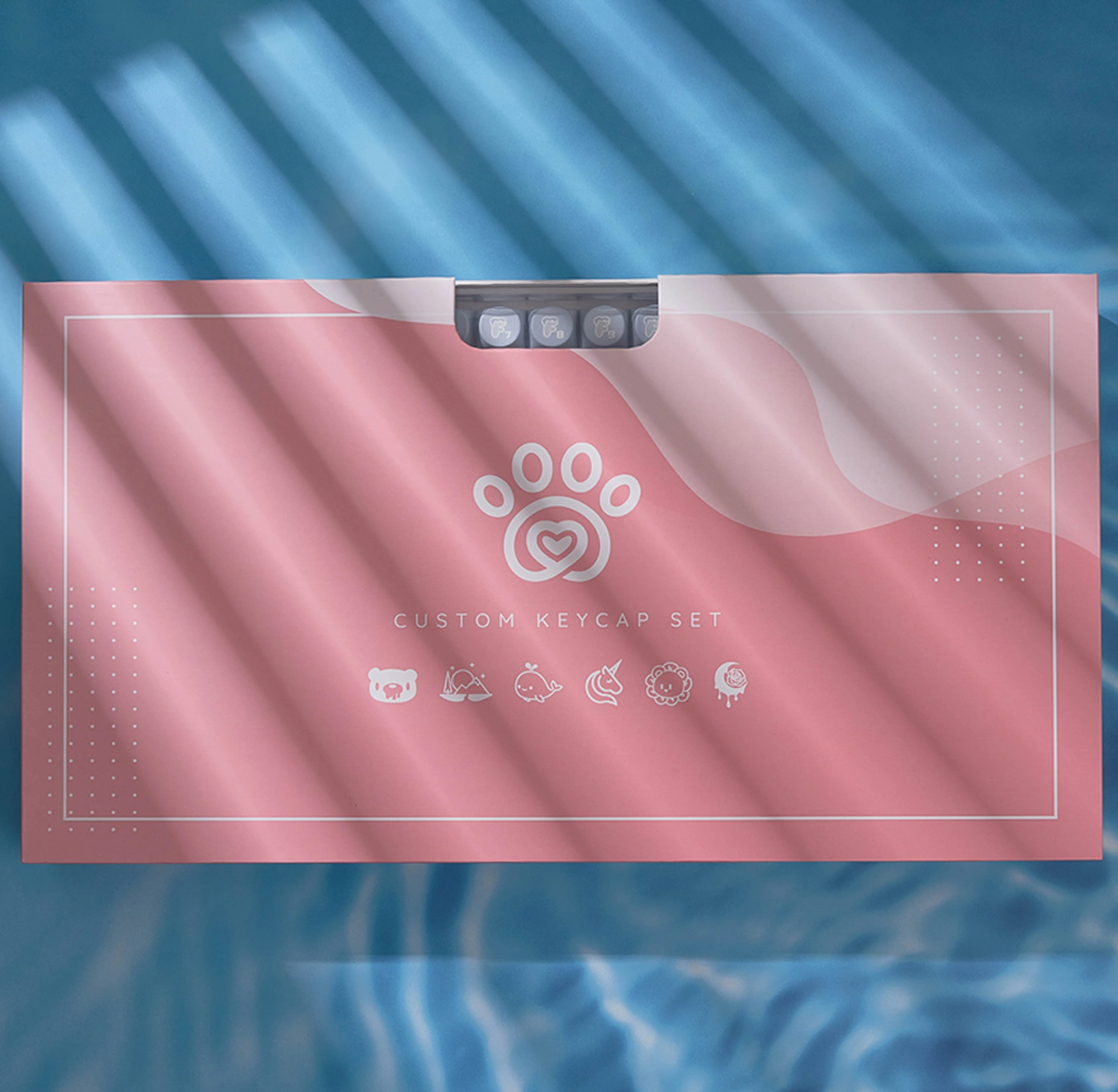 Chilkey Ocean Party Custom Keycaps