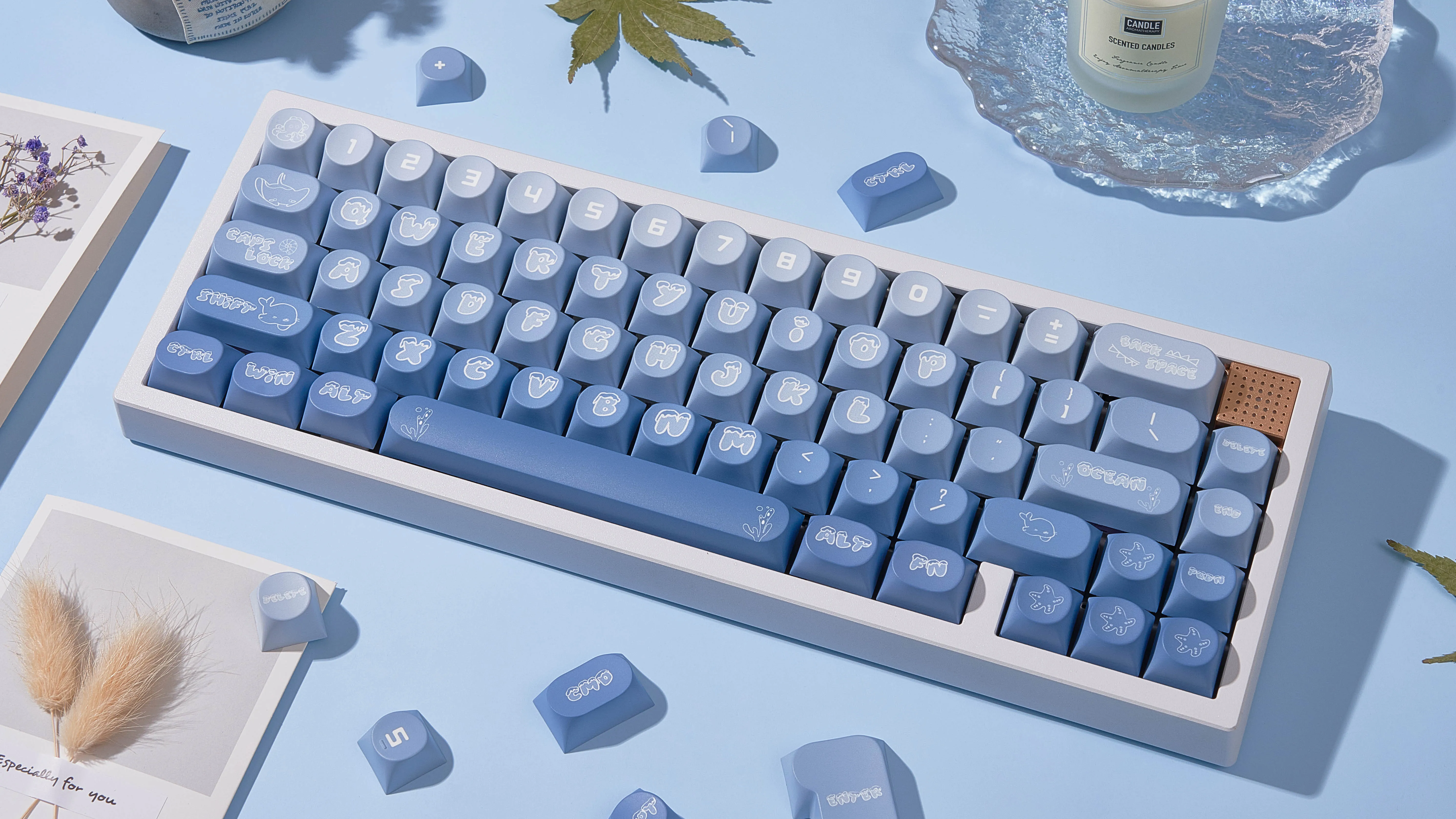 Chilkey Ocean Party Custom Keycaps