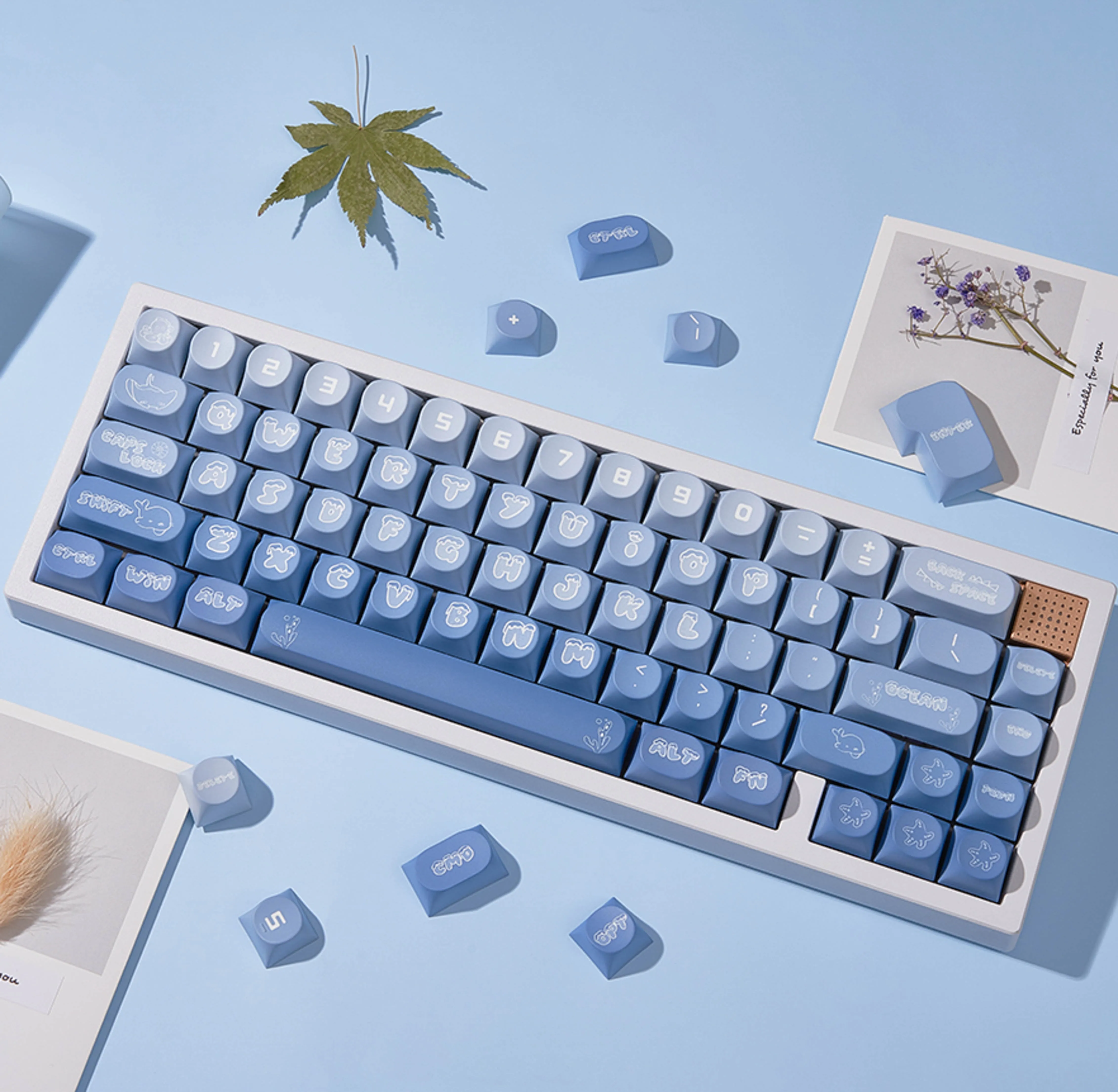 Chilkey Ocean Party Custom Keycaps