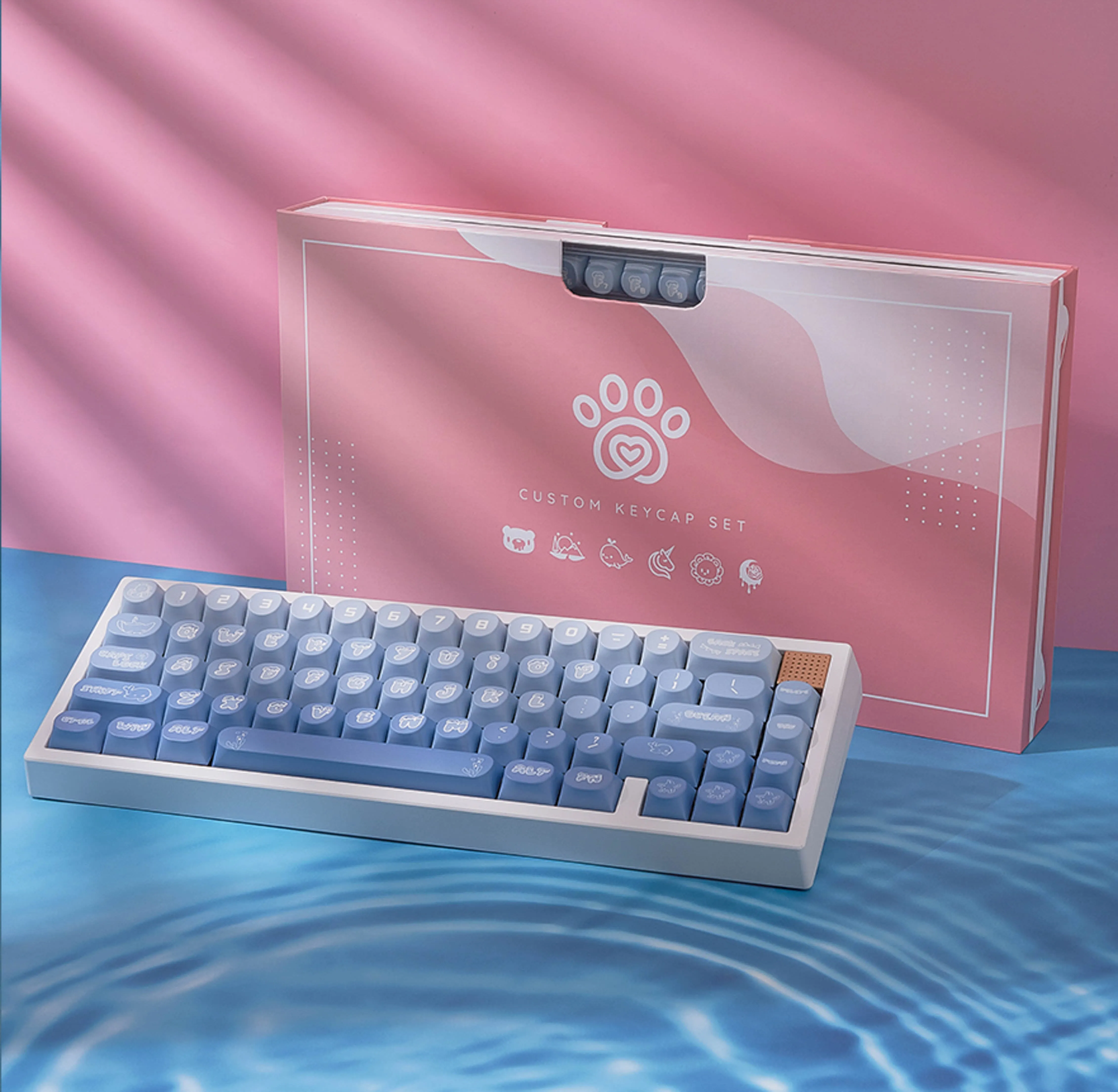 Chilkey Ocean Party Custom Keycaps