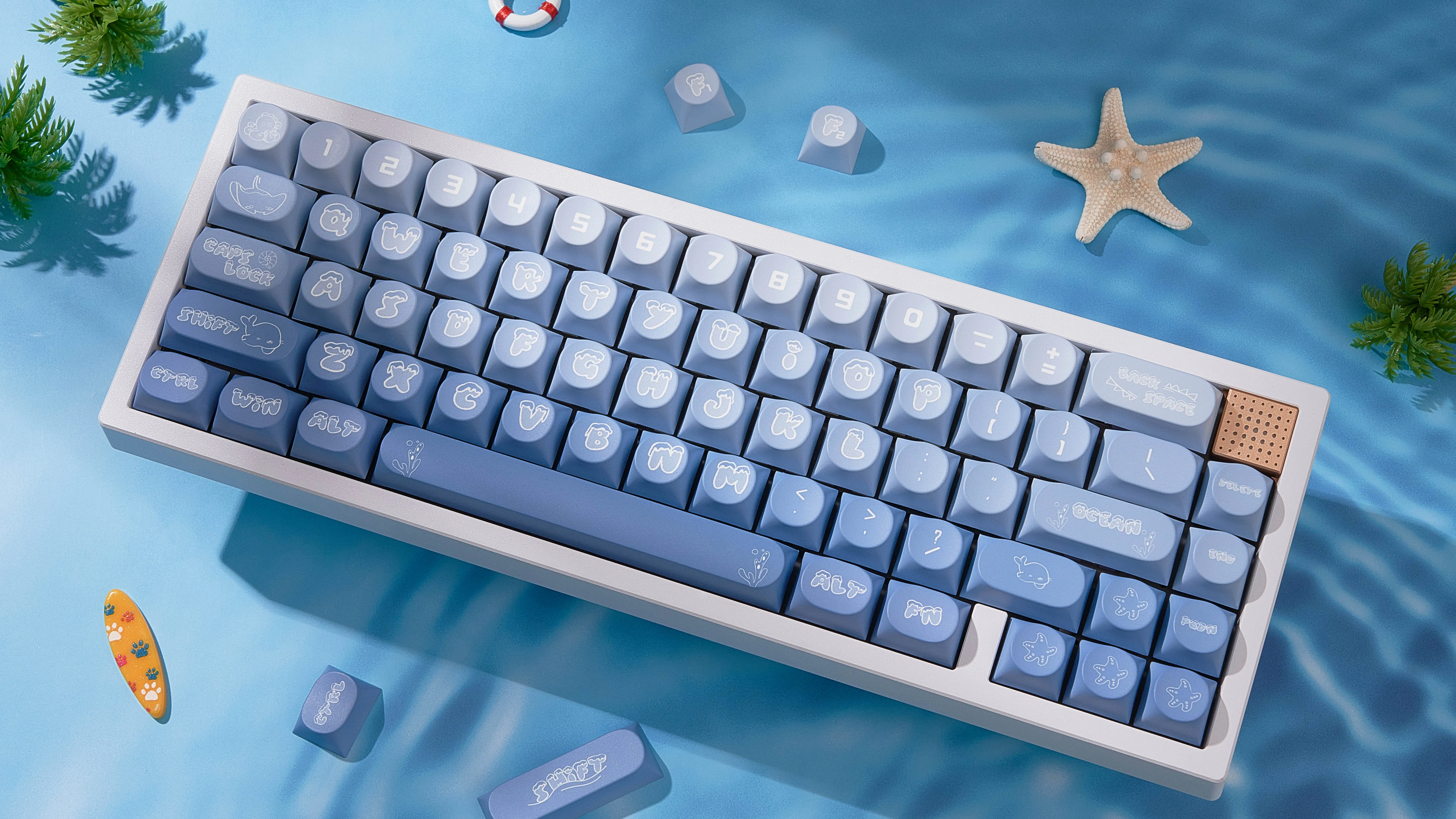 Chilkey Ocean Party Custom Keycaps