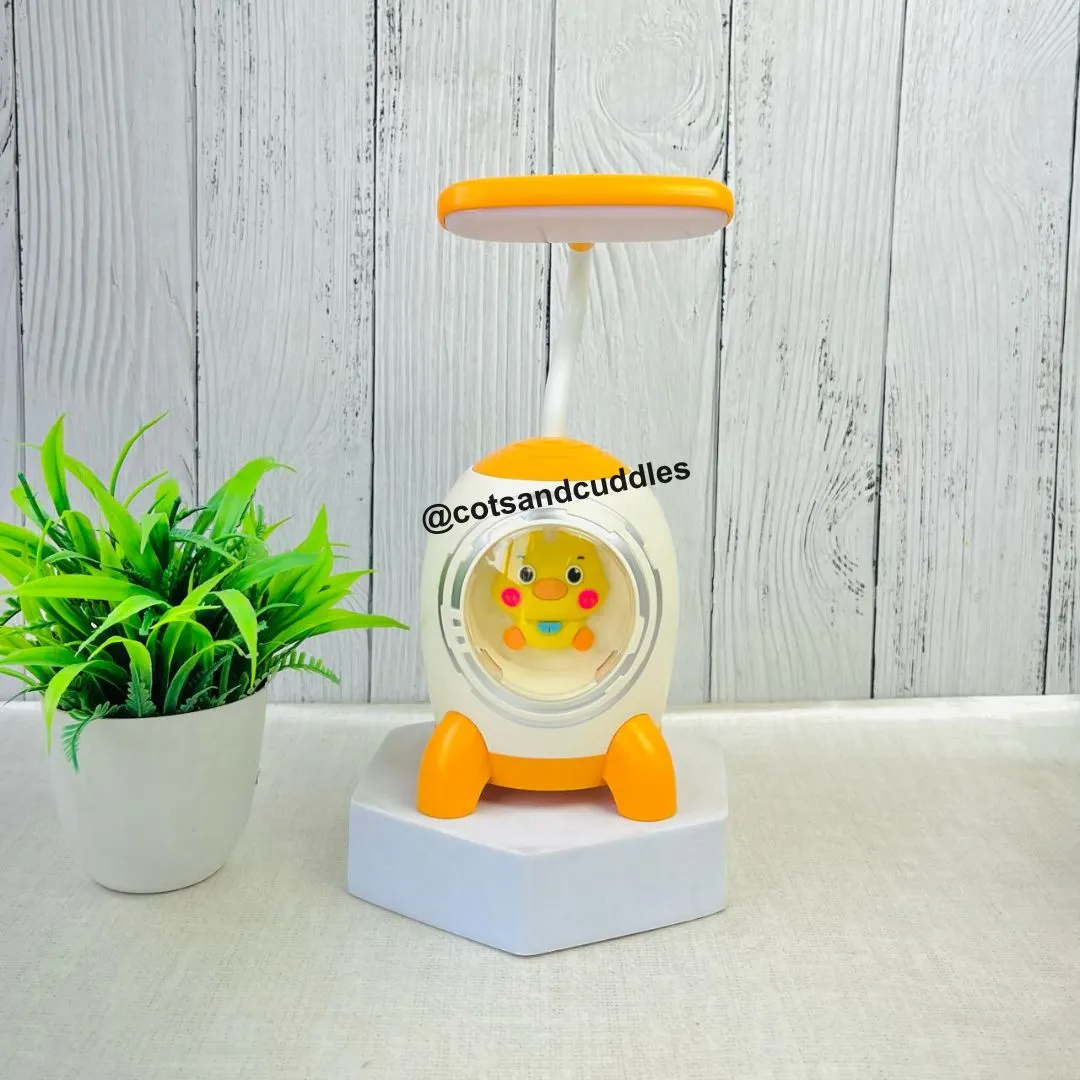Cute Rocket Shape 2-in-1 LED Table Desk Flexible LED Lamp