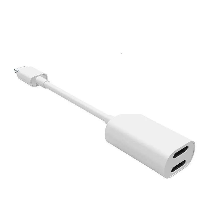 Double Lightning Jack Y Cable For Iphone