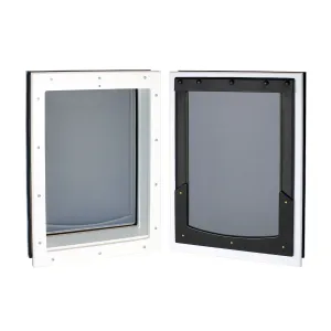 Energy Efficient Pet Door with Magnetic Flap