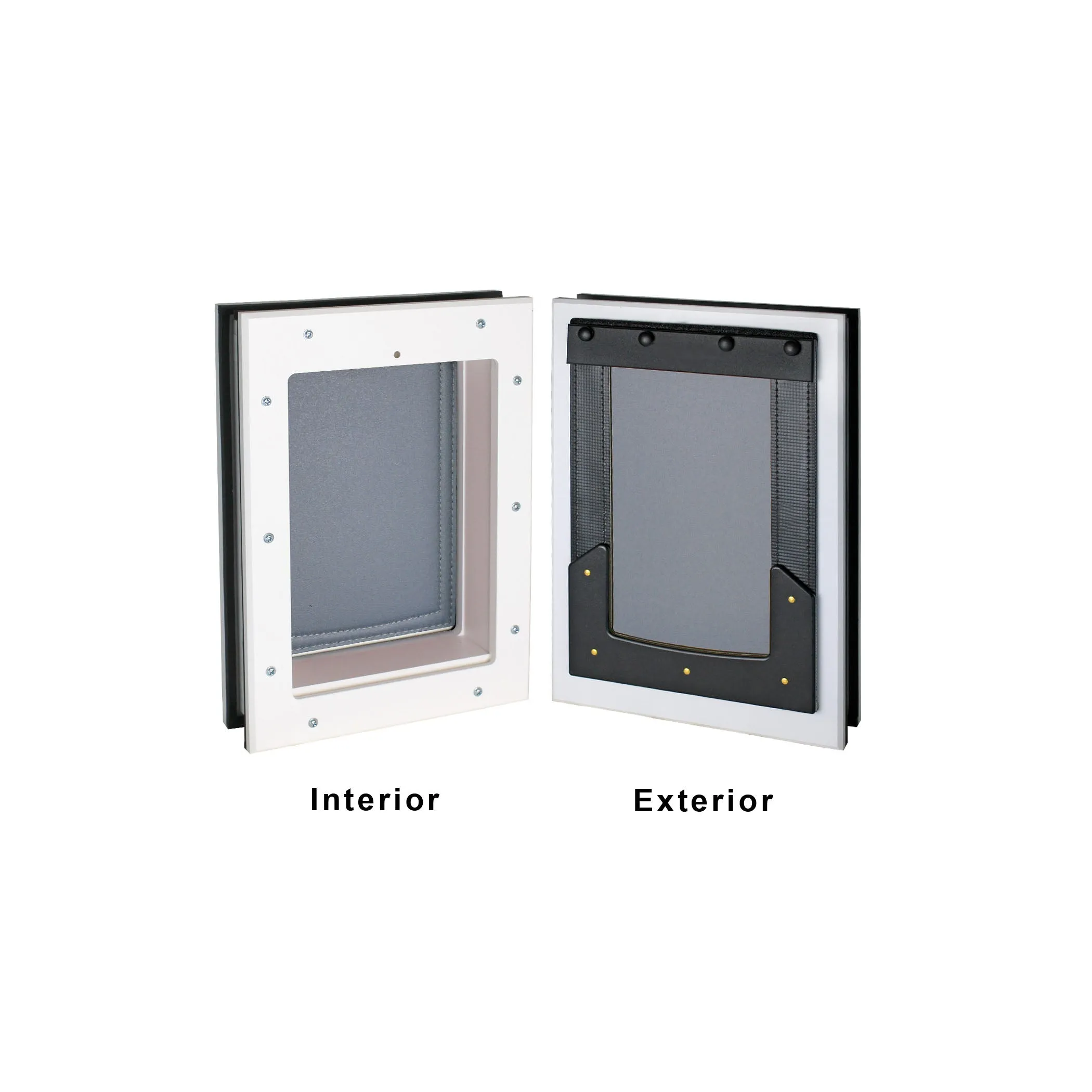 Energy Efficient Pet Door with Magnetic Flap