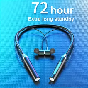 Experience True Freedom Wireless Neck Earphones with ENC Noise Reduction