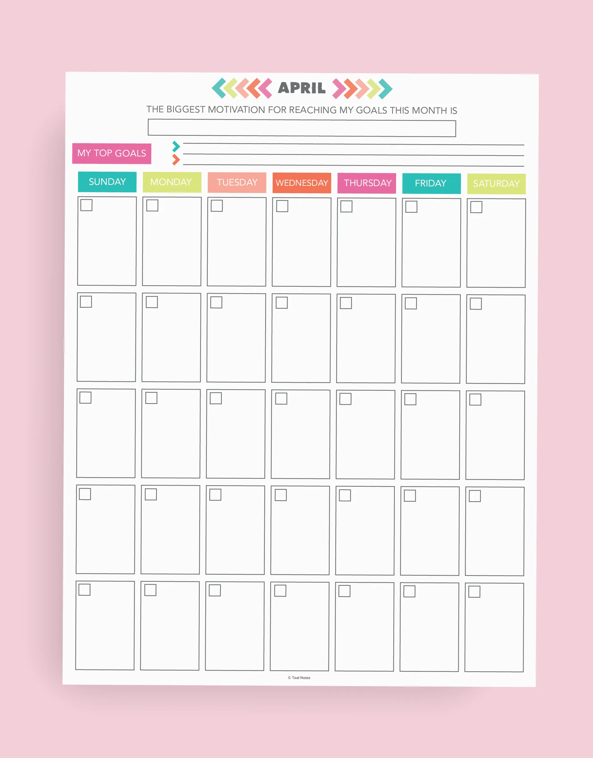 Fitness Journal Printable Kit (50 Pages)