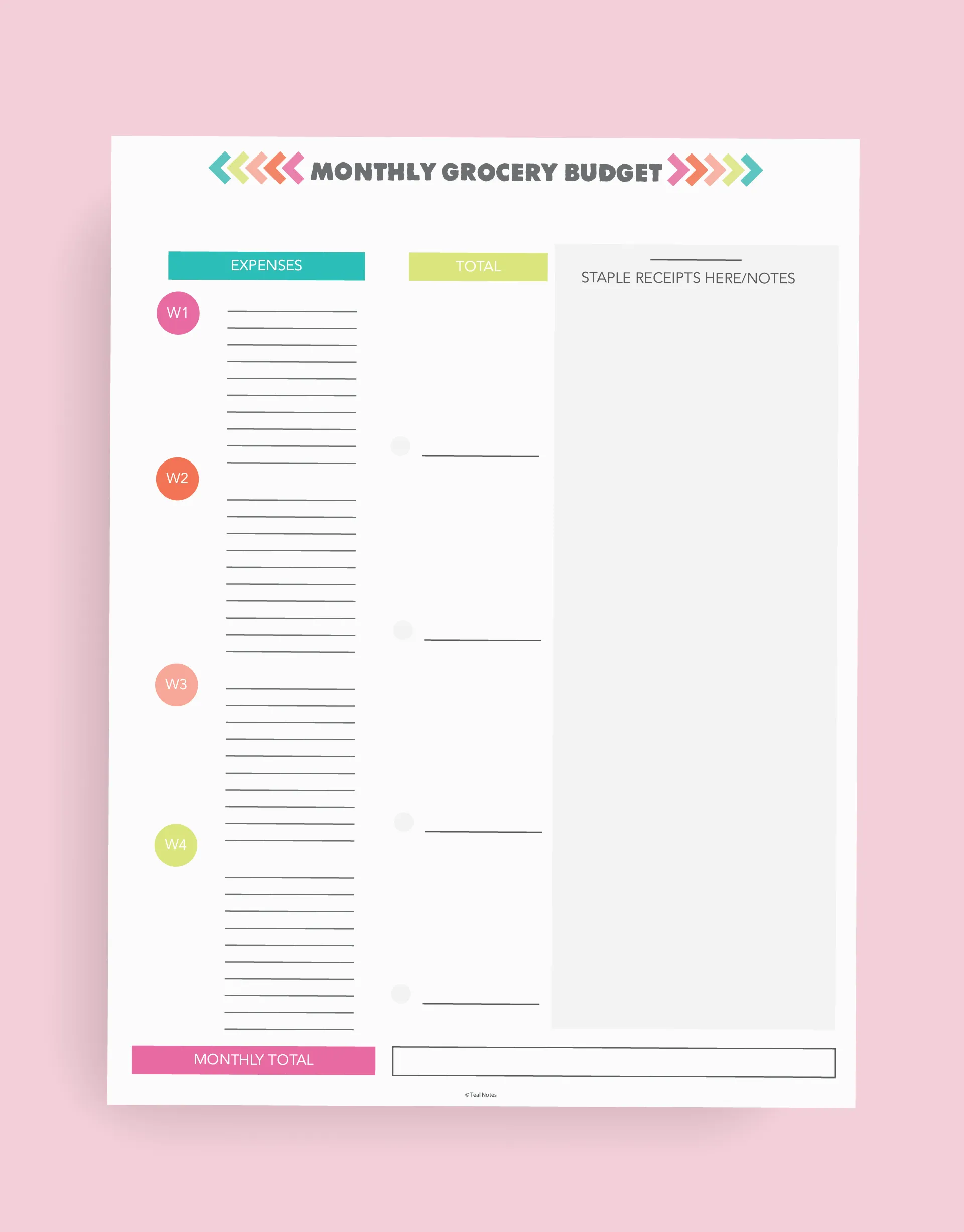 Fitness Journal Printable Kit (50 Pages)