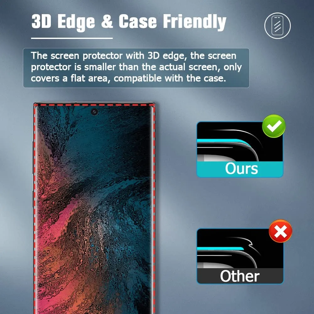 Galaxy Note 10 Plus Screen Protector,Contain 2Pack Camera Lens Protector