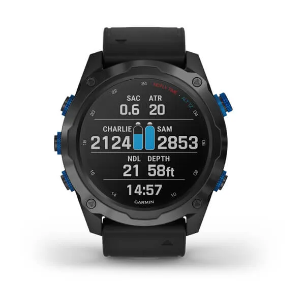 Garmin Descent™ Mk2 Stainless Steel, and Garmin Descent™ Mk2i Titanium Carbon Gray DLC