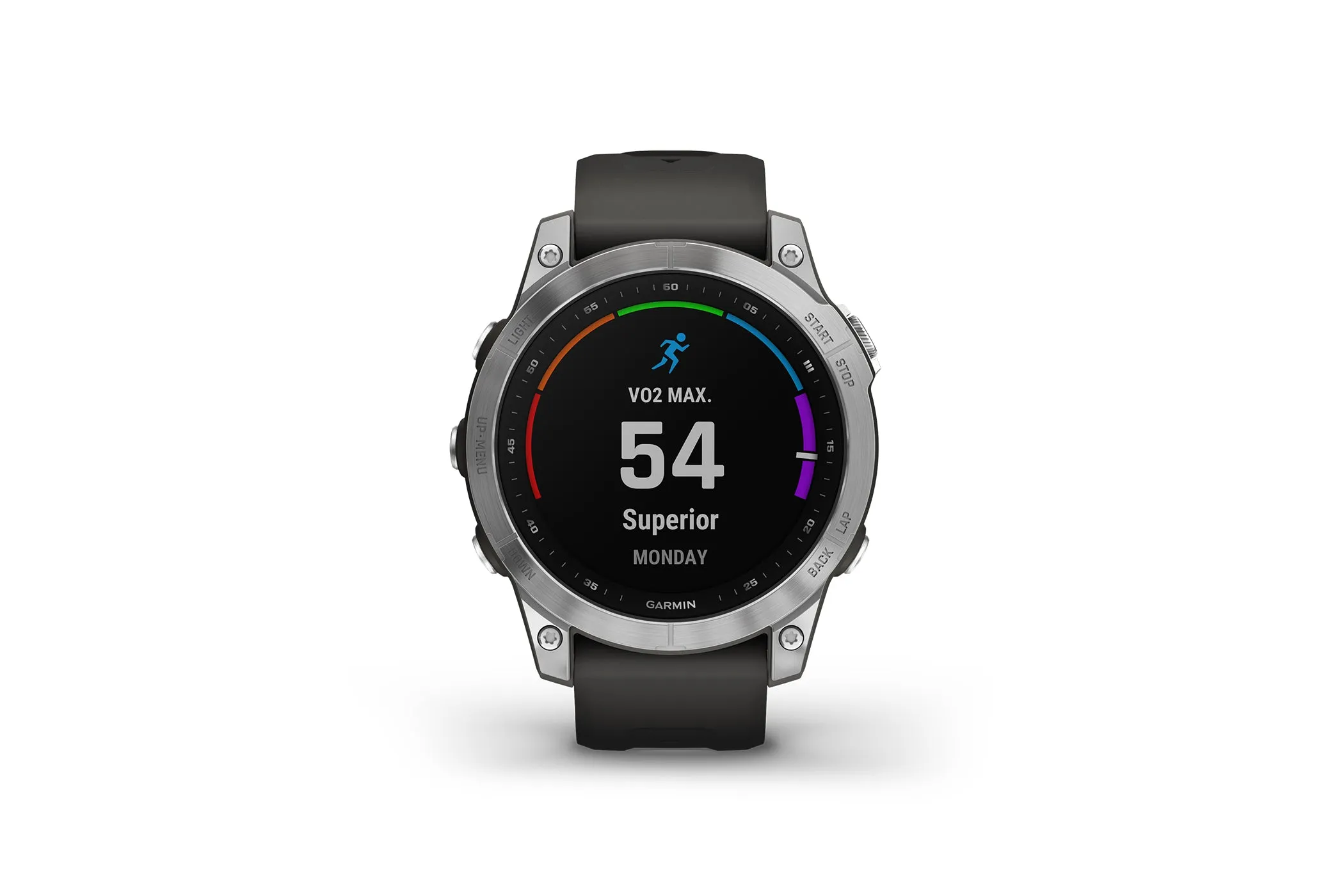 Garmin Fenix 7 Smartwatch Silver Graphite Band