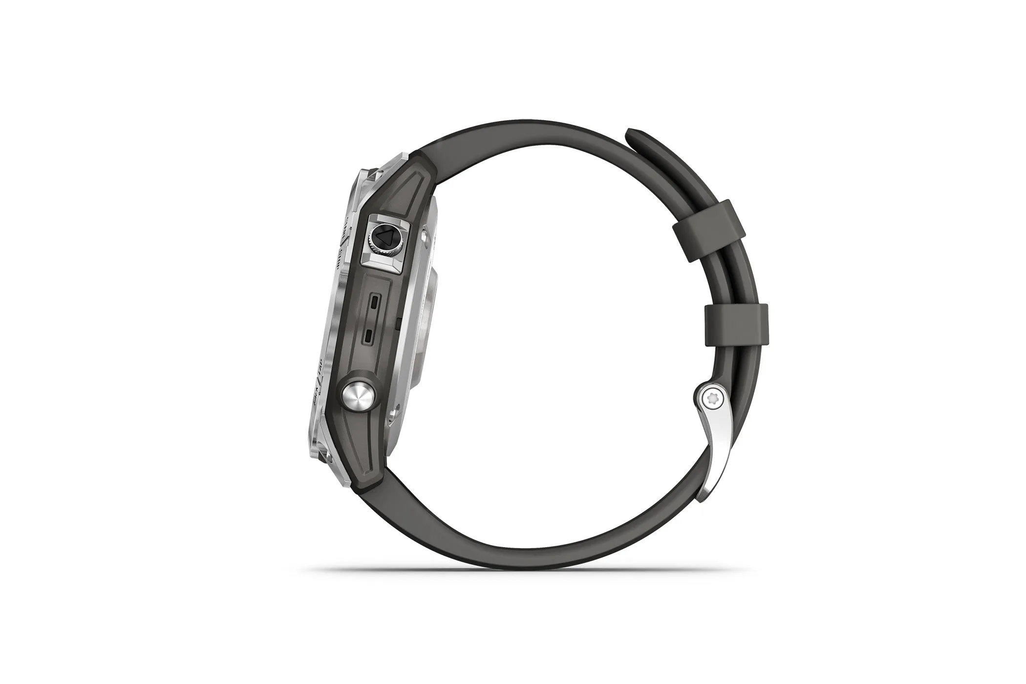 Garmin Fenix 7 Smartwatch Silver Graphite Band