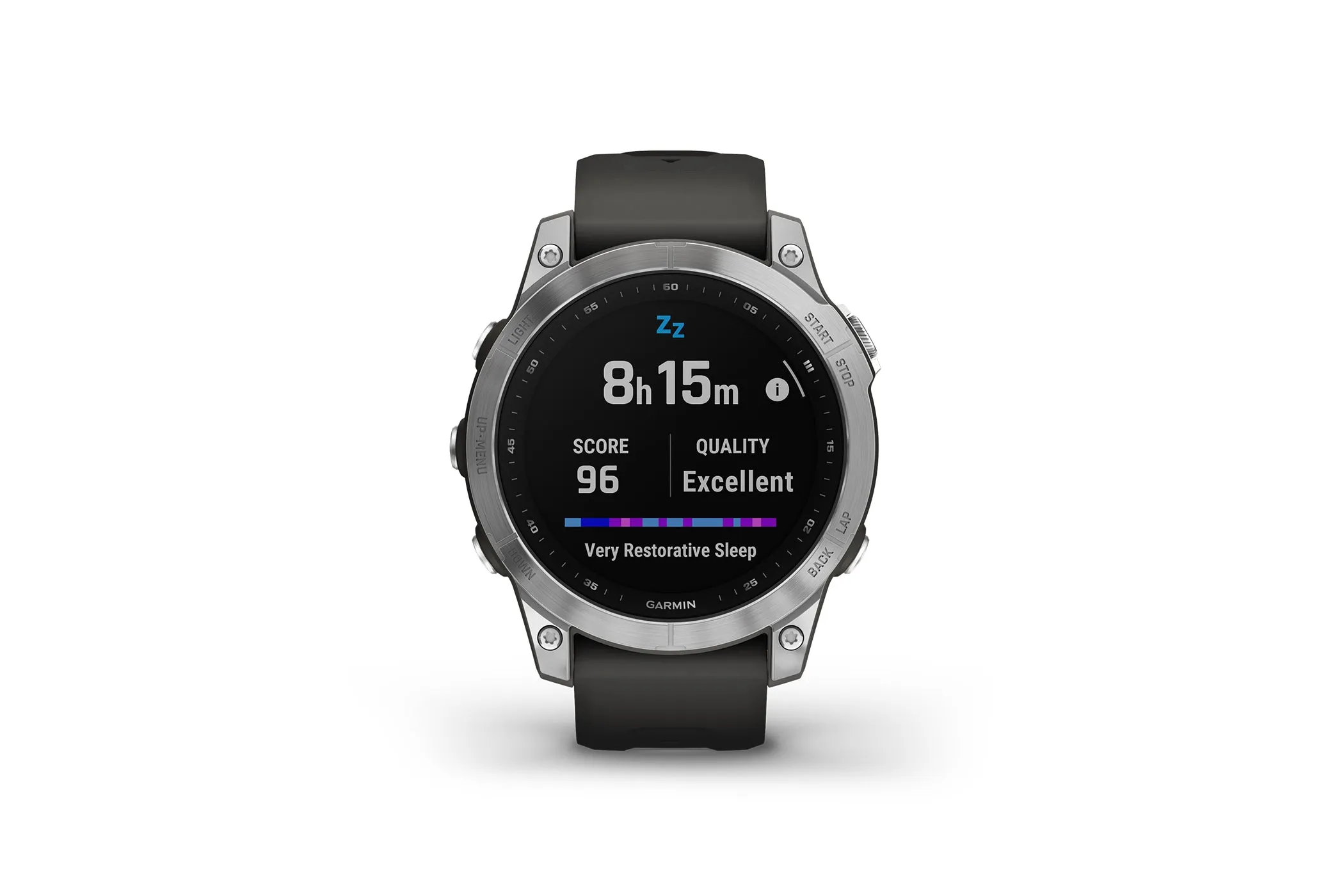Garmin Fenix 7 Smartwatch Silver Graphite Band