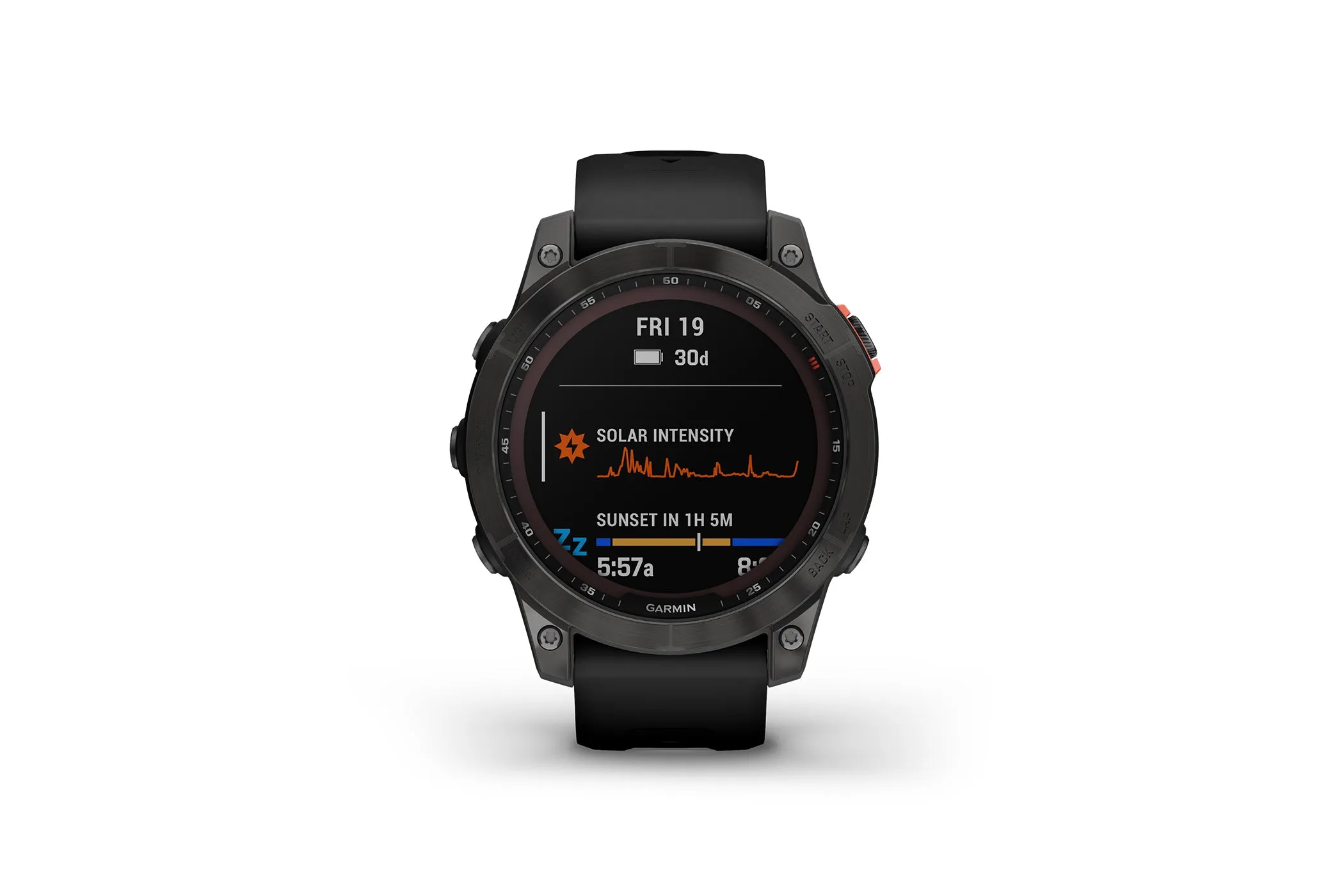Garmin Fenix 7 Solar Smartwatch Slate Gray Black Band
