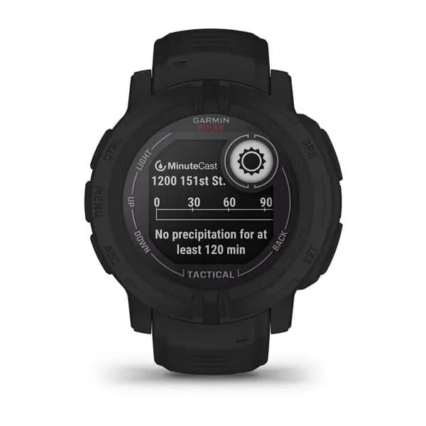 Garmin Instinct 2 Solar - Tactical Edition | Rugged GPS Smartwatch